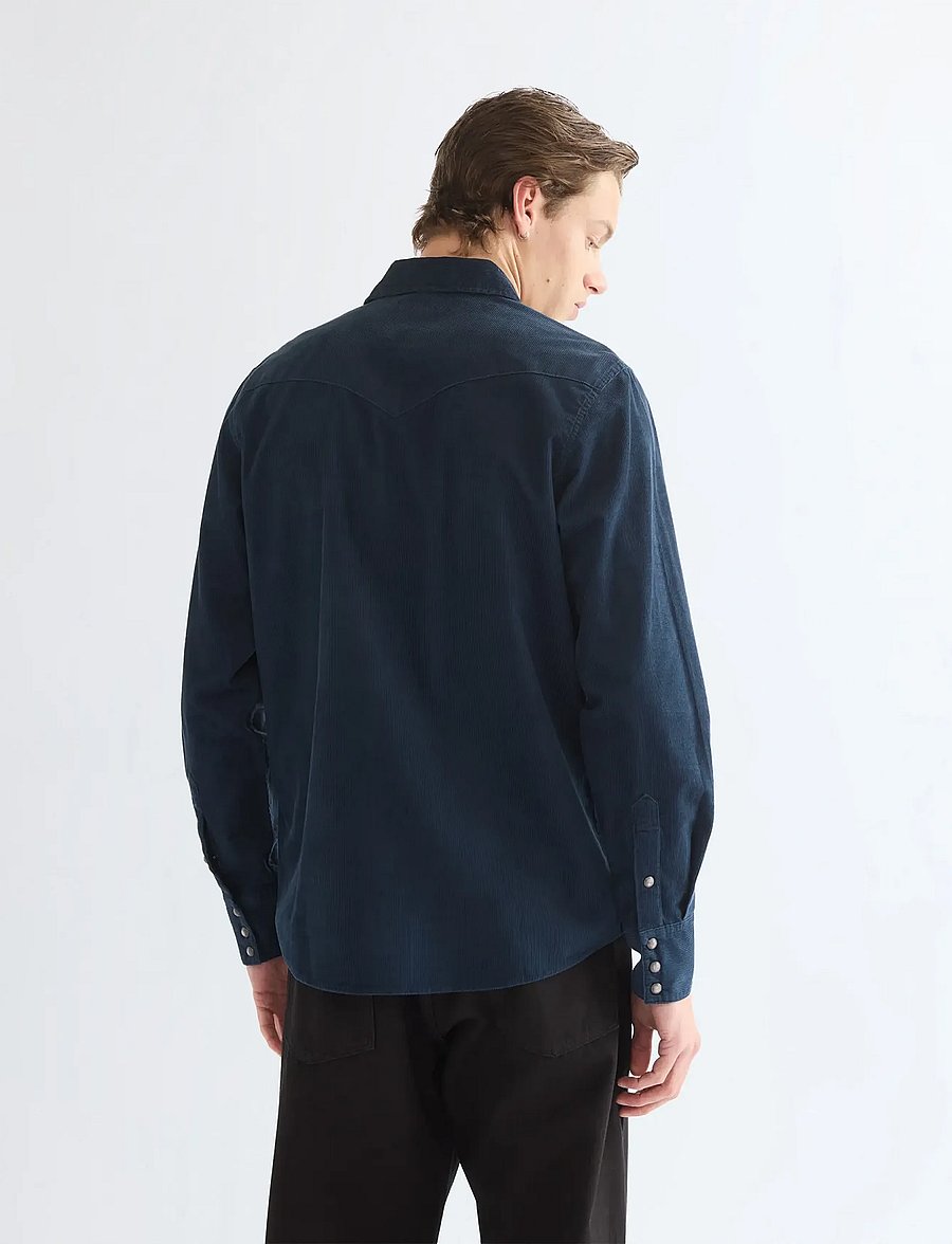 Wrangler - WESTERN SHIRT - karierte hemden - dark sapphire - 4