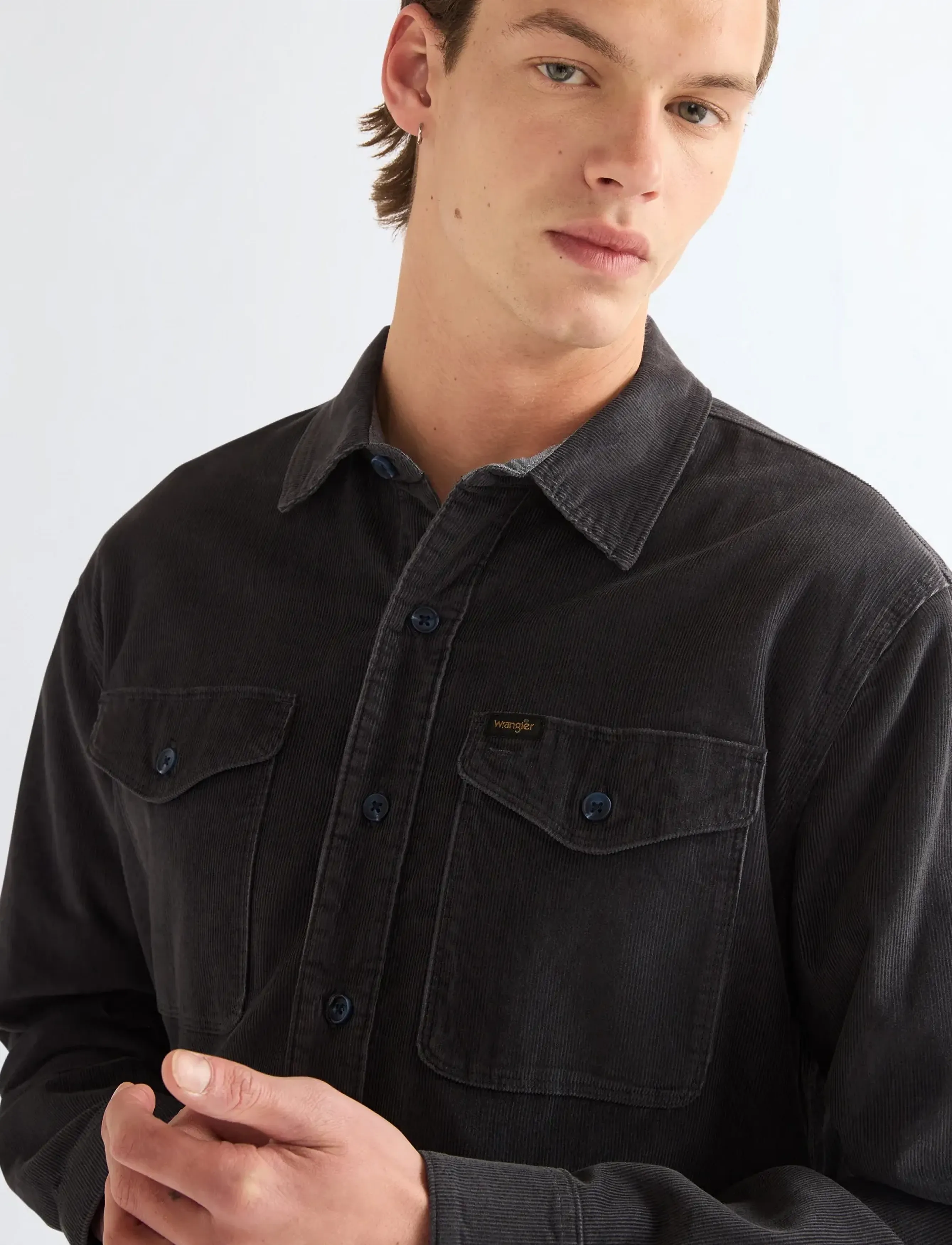Wrangler - WESTERN SHIRT - mehed - ebony - 5
