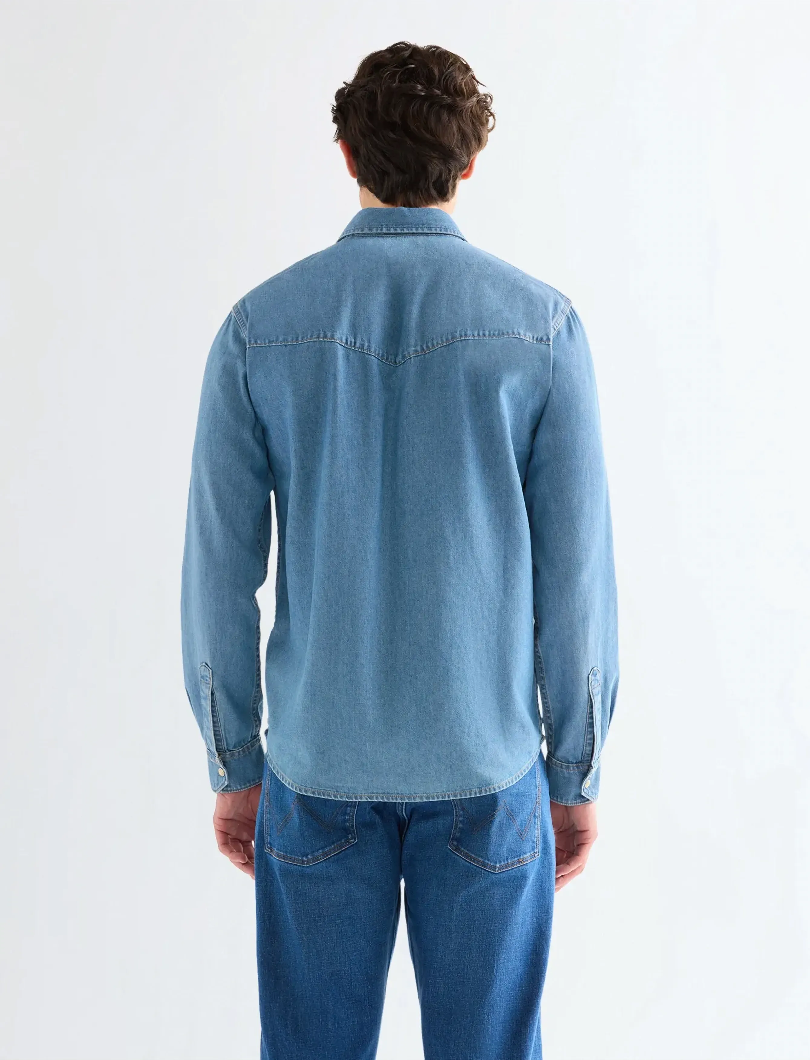 Wrangler - WESTERN SHIRT - sünnipäevakingitused - lake - 3
