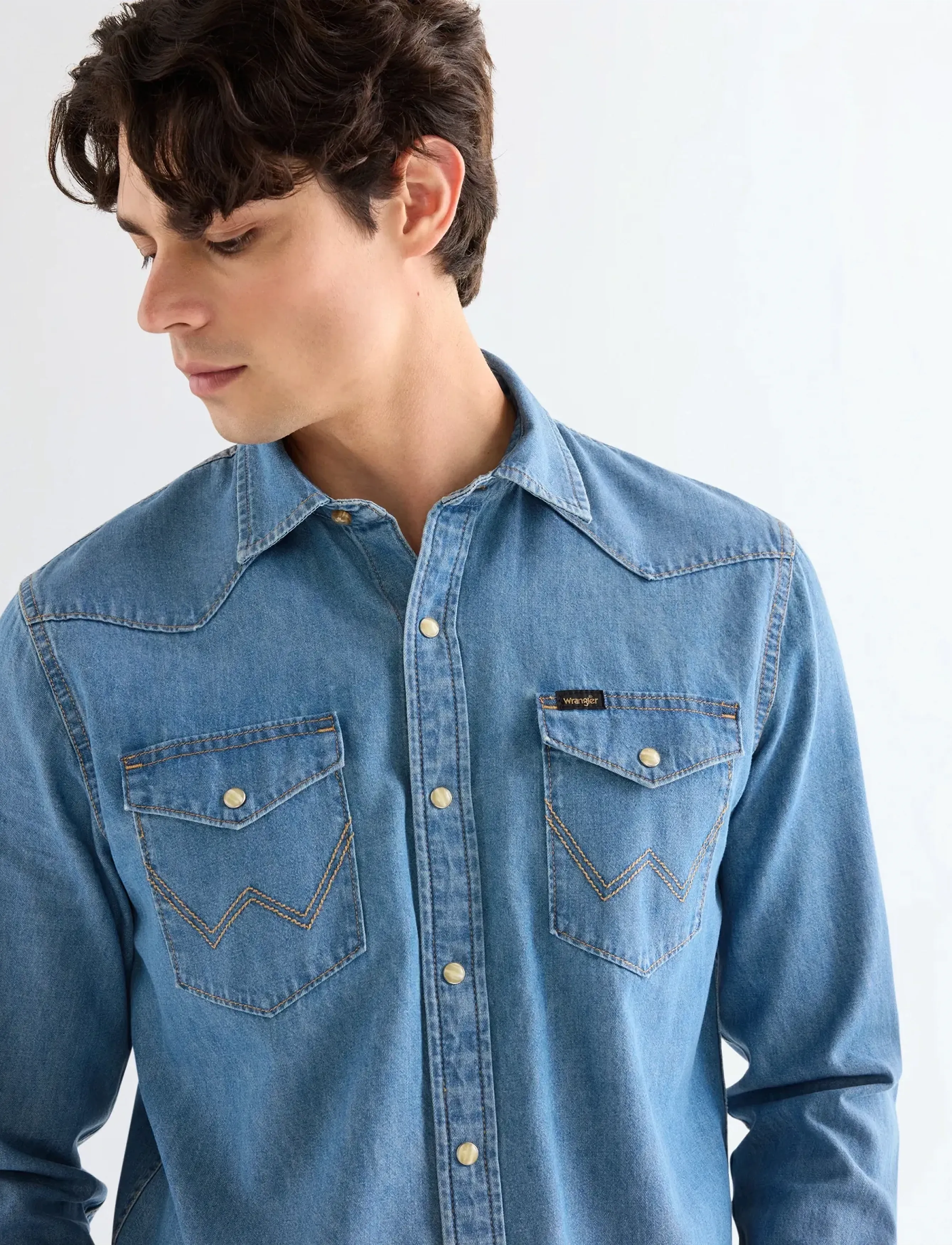 Wrangler - WESTERN SHIRT - sünnipäevakingitused - lake - 5