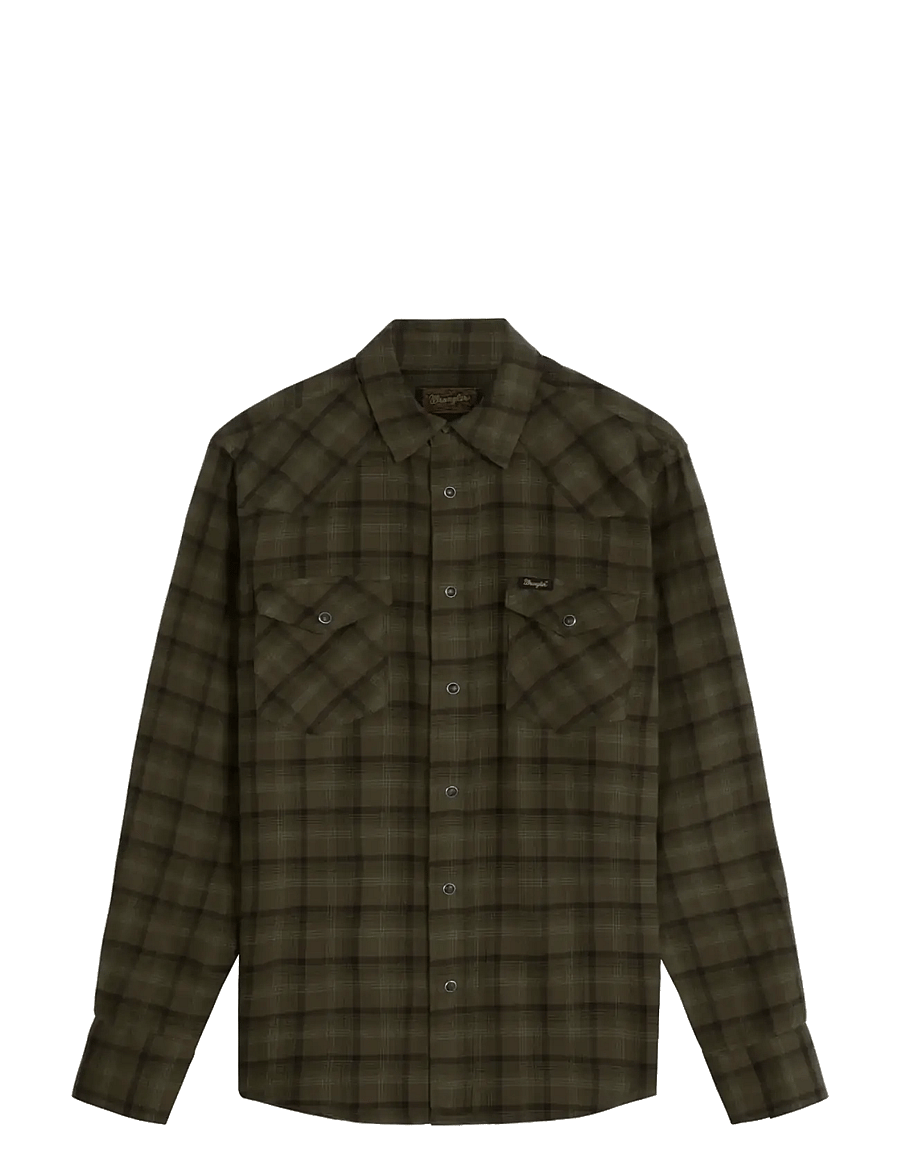 Wrangler - WESTERN SHIRT - ternede skjorter - olive night - 1