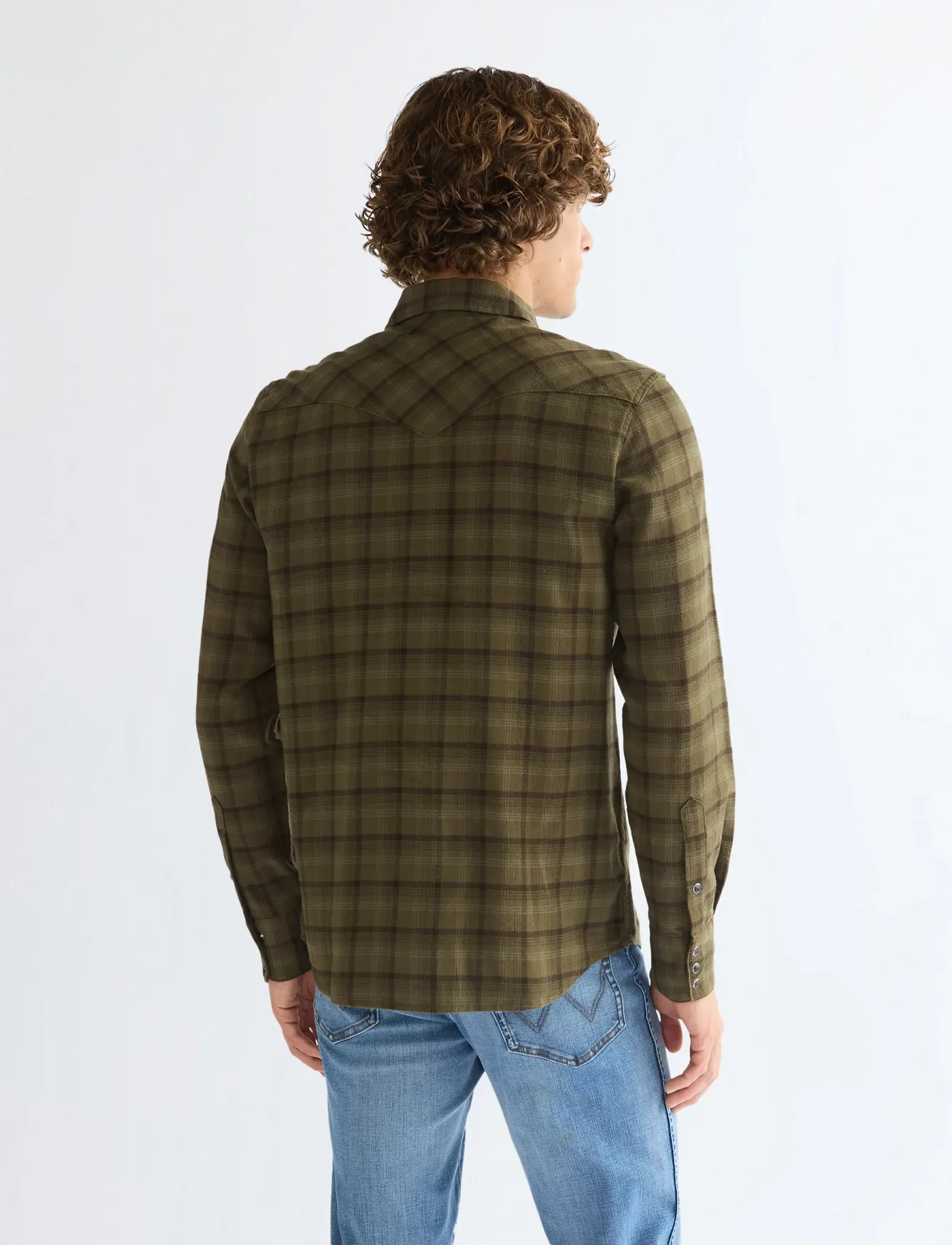 Wrangler - WESTERN SHIRT - jeanshemden - olive night - 4