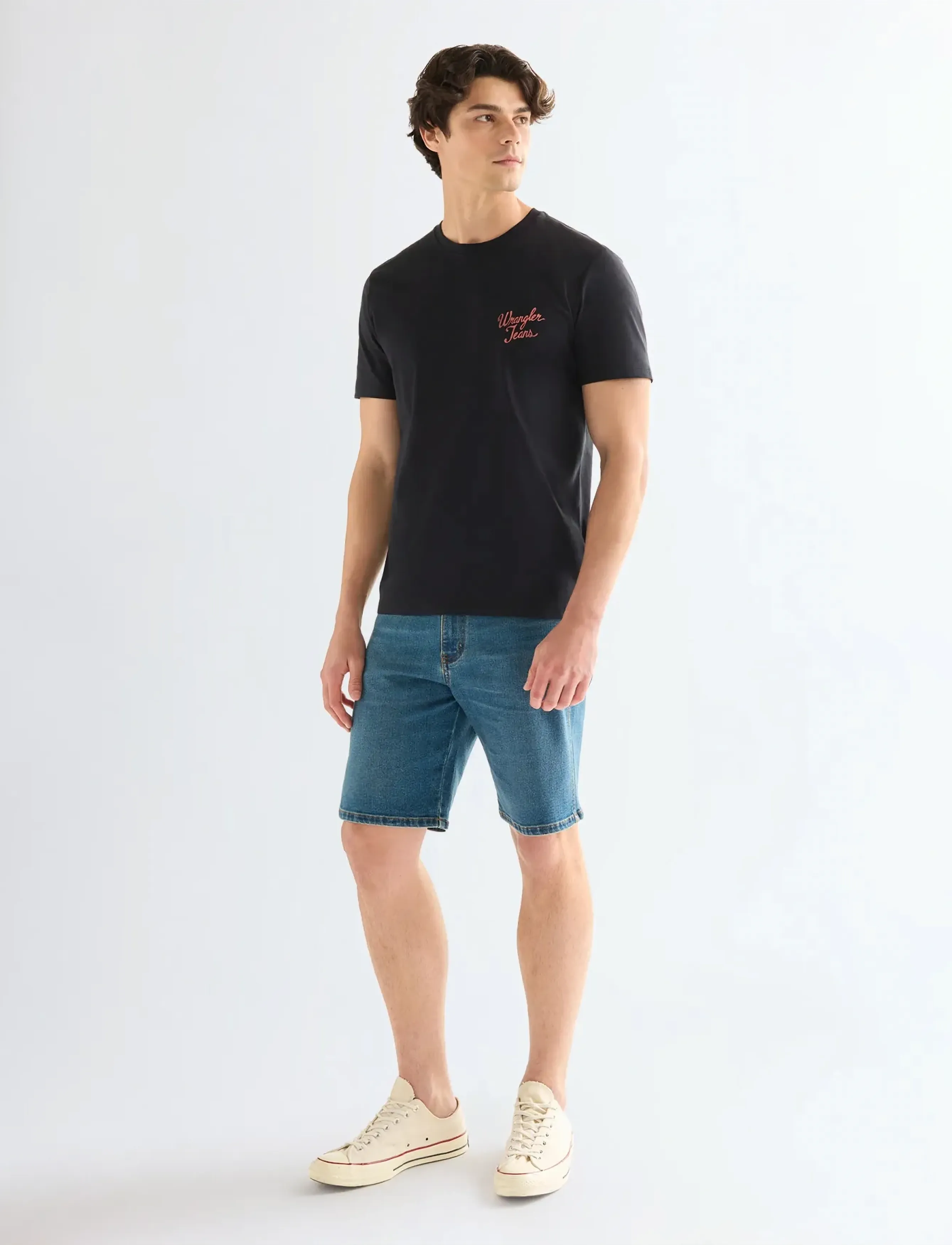 Wrangler - LOGO TEE - laveste priser - black - 4