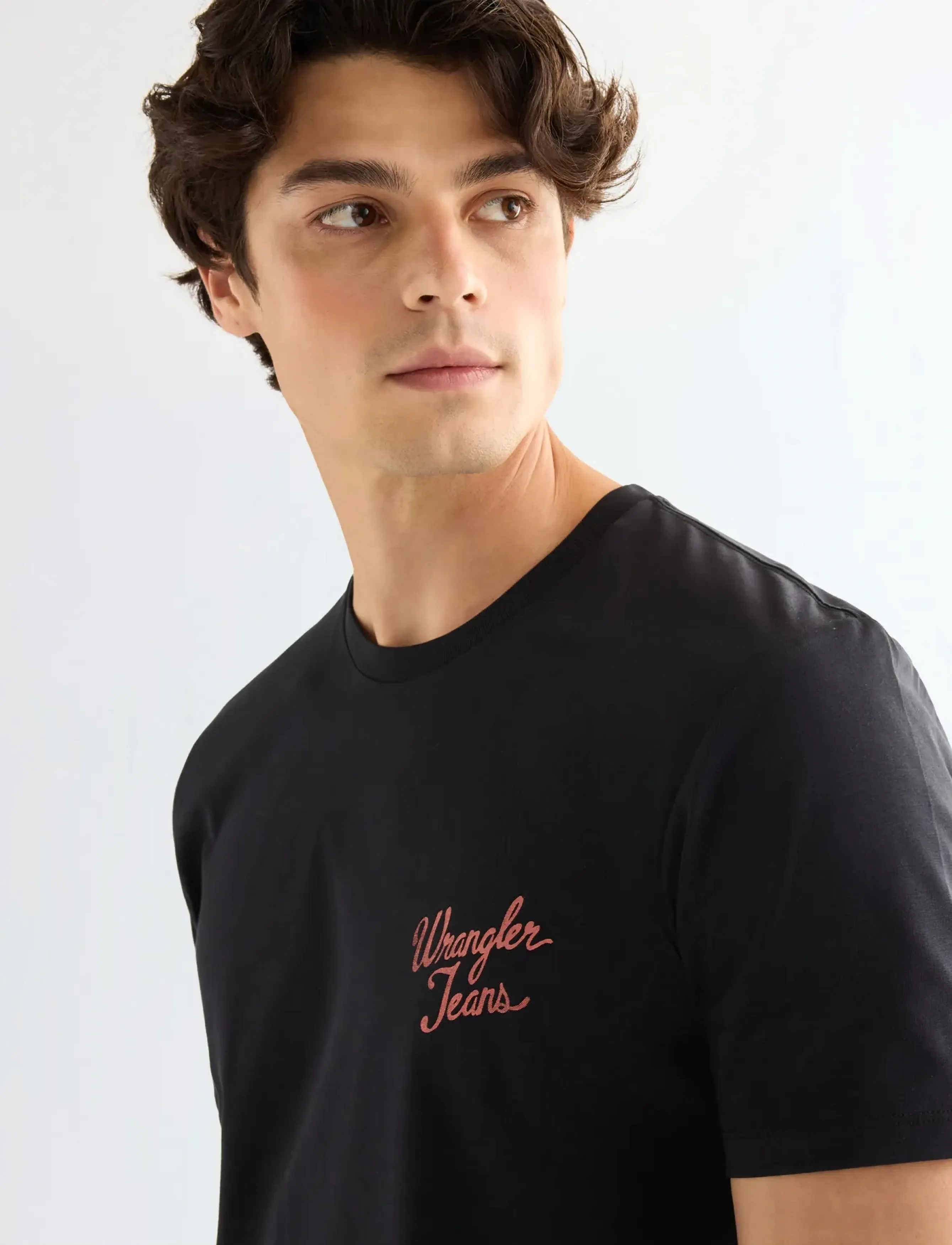 Wrangler - LOGO TEE - laveste priser - black - 5