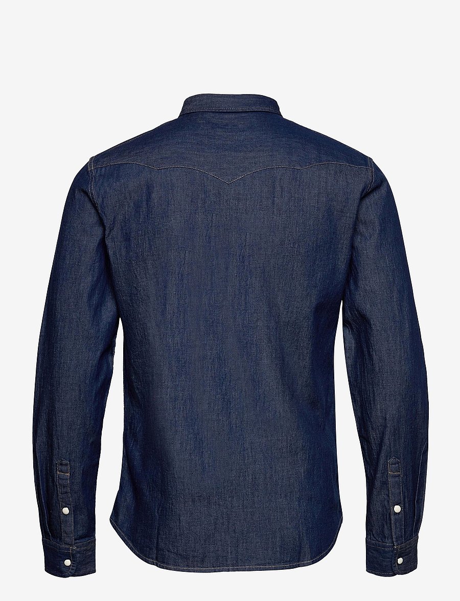 Wrangler - LS WESTERN SHIRT - dark stone - 2