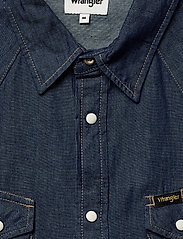 Wrangler - LS WESTERN SHIRT - džinsiniai marškiniai - dark stone - 8