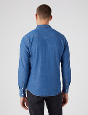 Wrangler - LS WESTERN SHIRT - džinsiniai marškiniai - midstone - 4