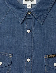 Wrangler - LS WESTERN SHIRT - džinsiniai marškiniai - midstone - 6