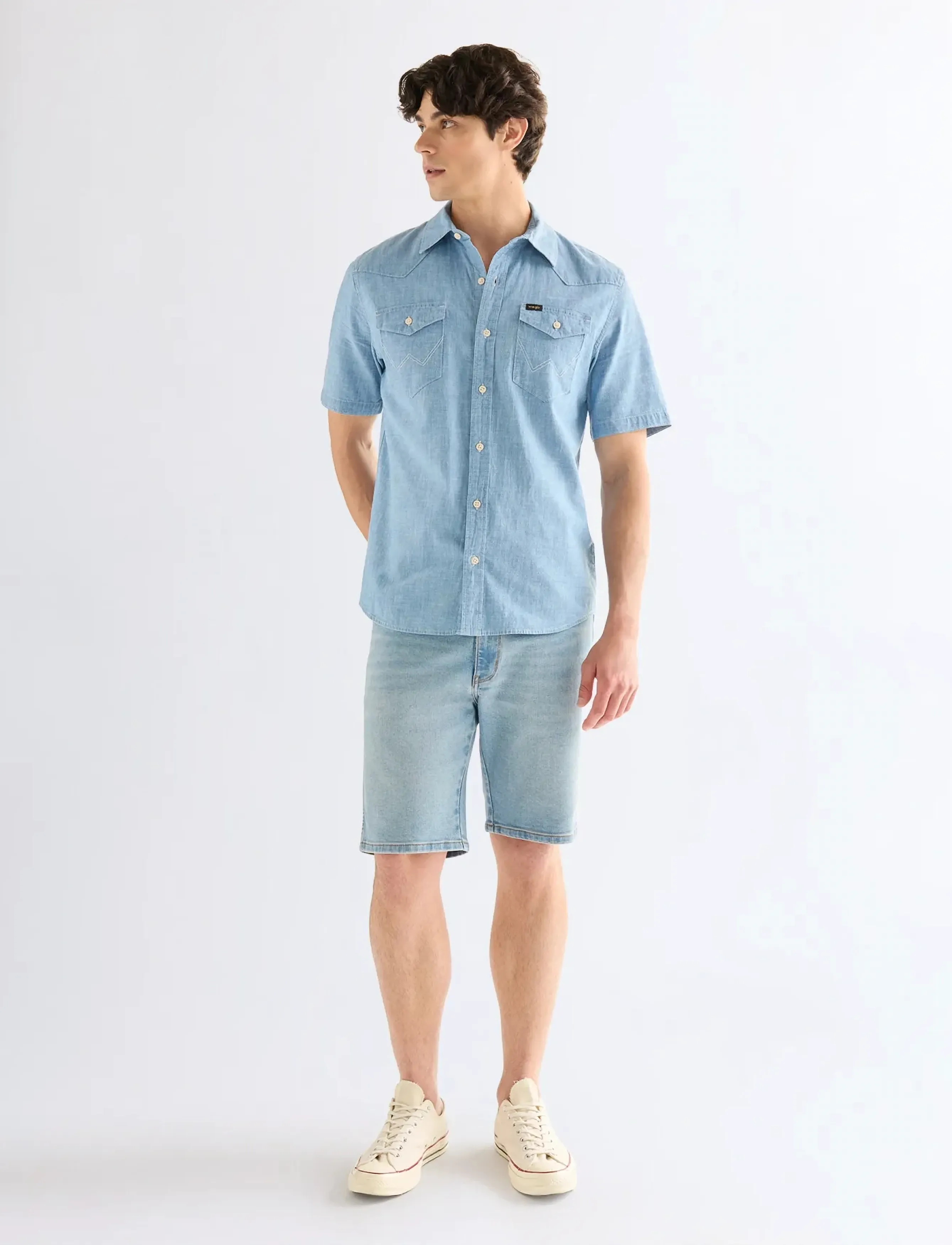 Wrangler - SS WESTERN SHIRT - kortærmede skjorter - heritage fade - 0