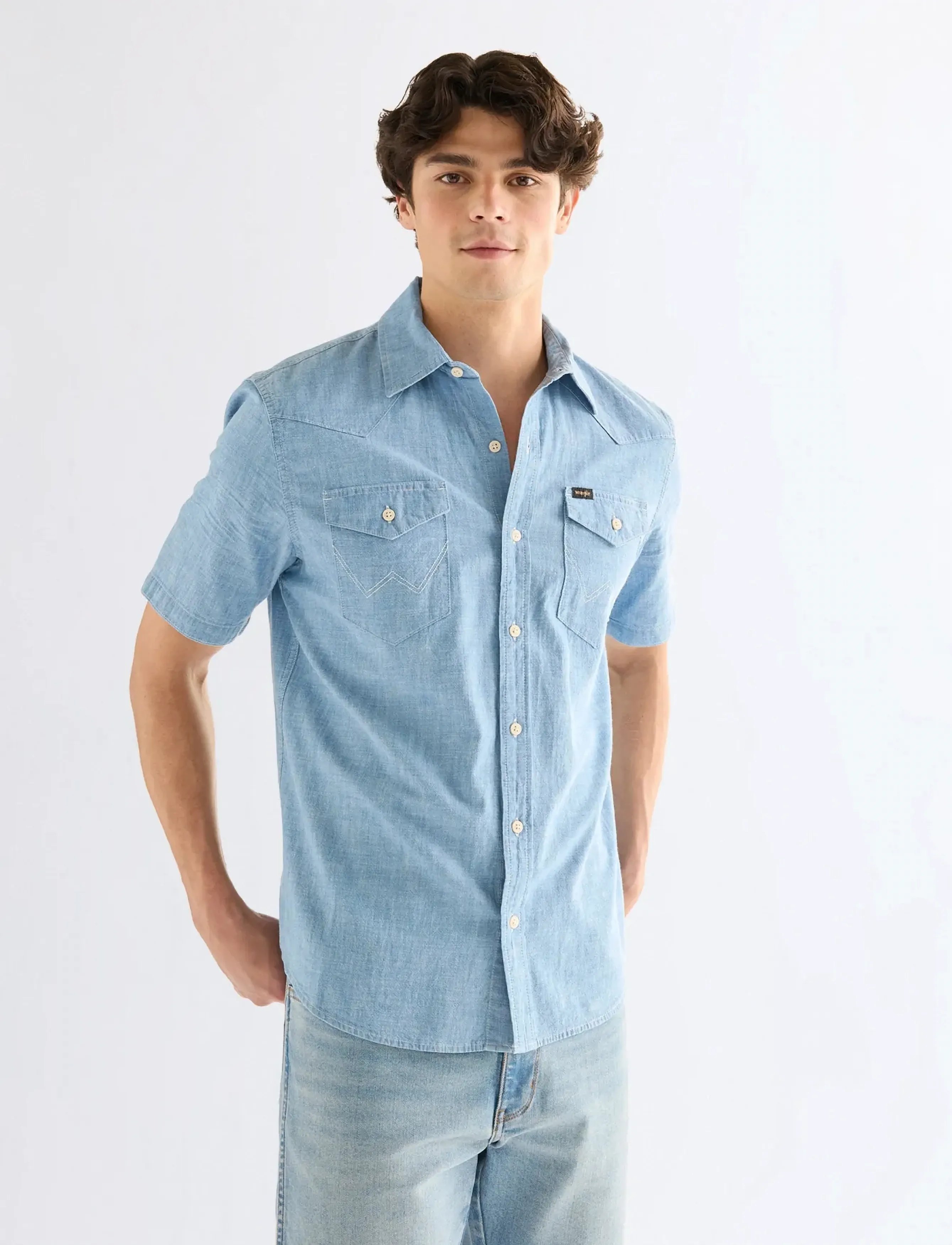 Wrangler - SS WESTERN SHIRT - kortærmede skjorter - heritage fade - 3