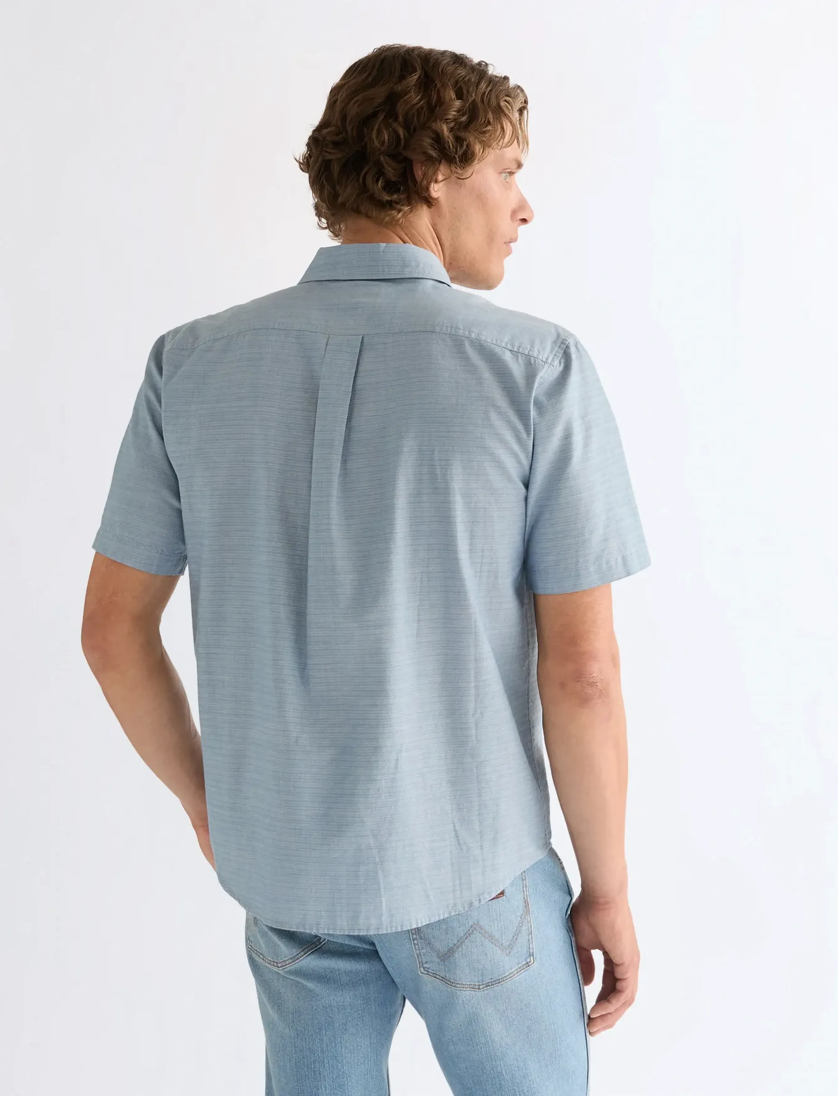 Wrangler - SS 1 PKT SHIRT - rennot kauluspaidat - captains blue - 3