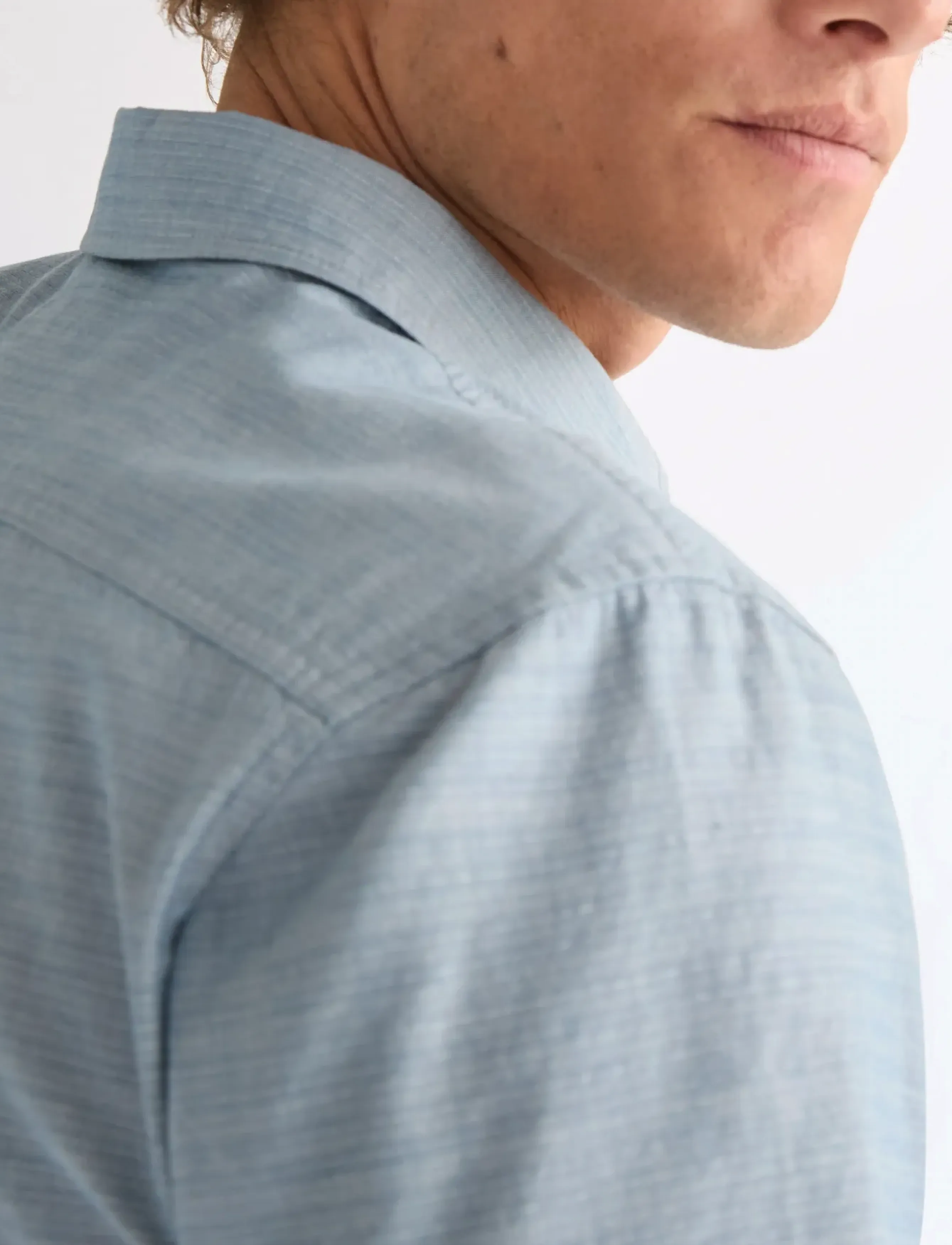 Wrangler - SS 1 PKT SHIRT - rennot kauluspaidat - captains blue - 5