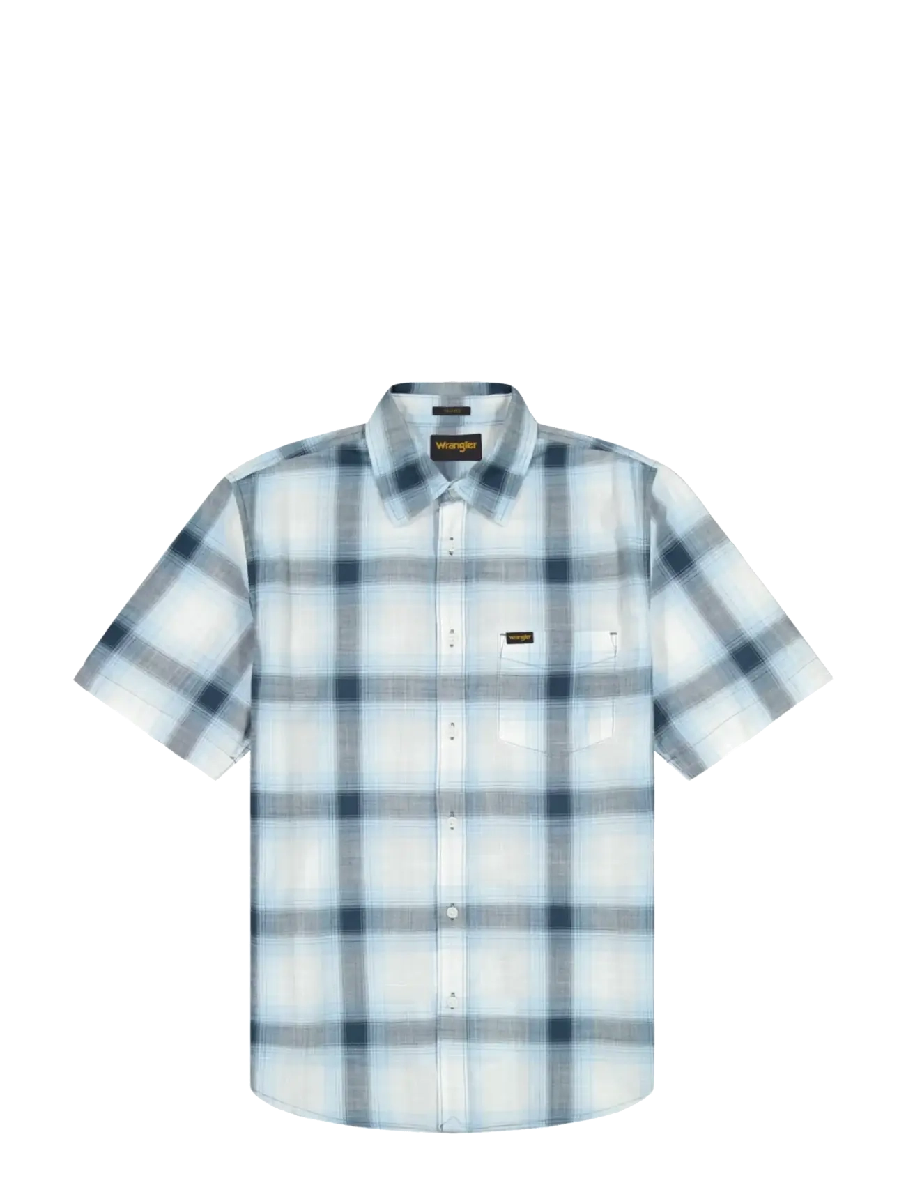Wrangler SS 1 PKT SHIRT - Kläder - MIDNIGHT NAVY / multi