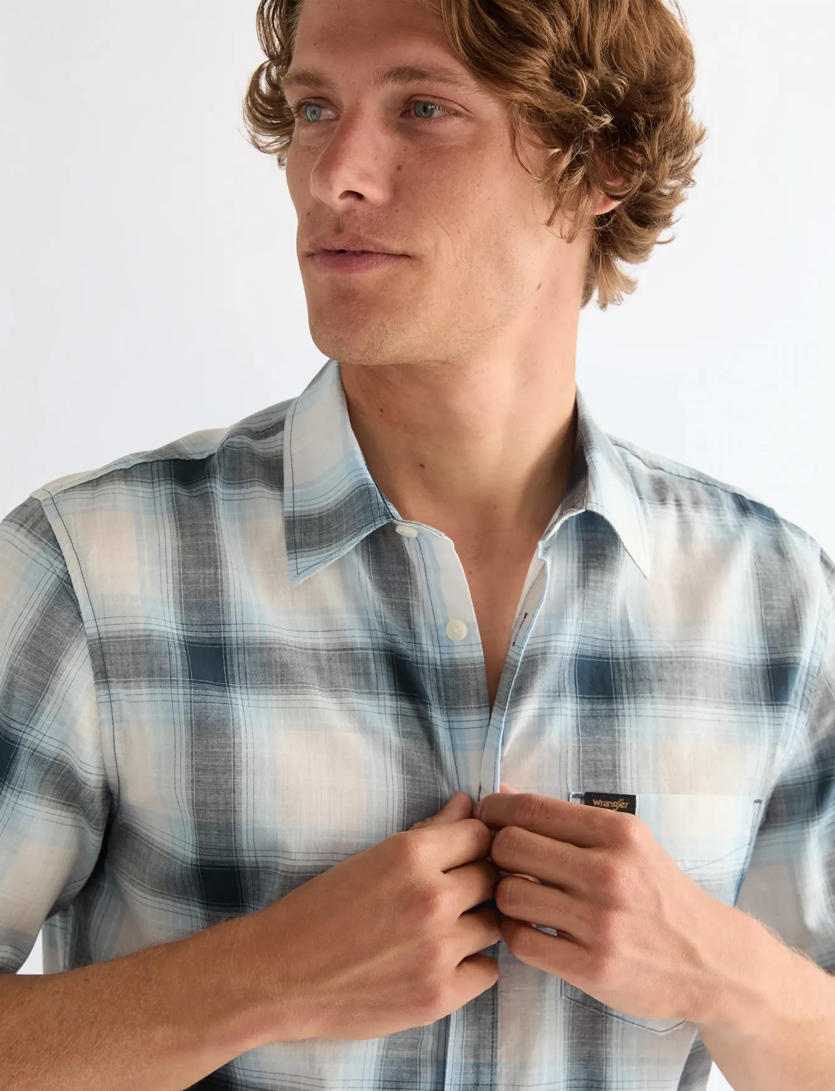 Wrangler - SS 1 PKT SHIRT - laveste priser - midnight navy - 5