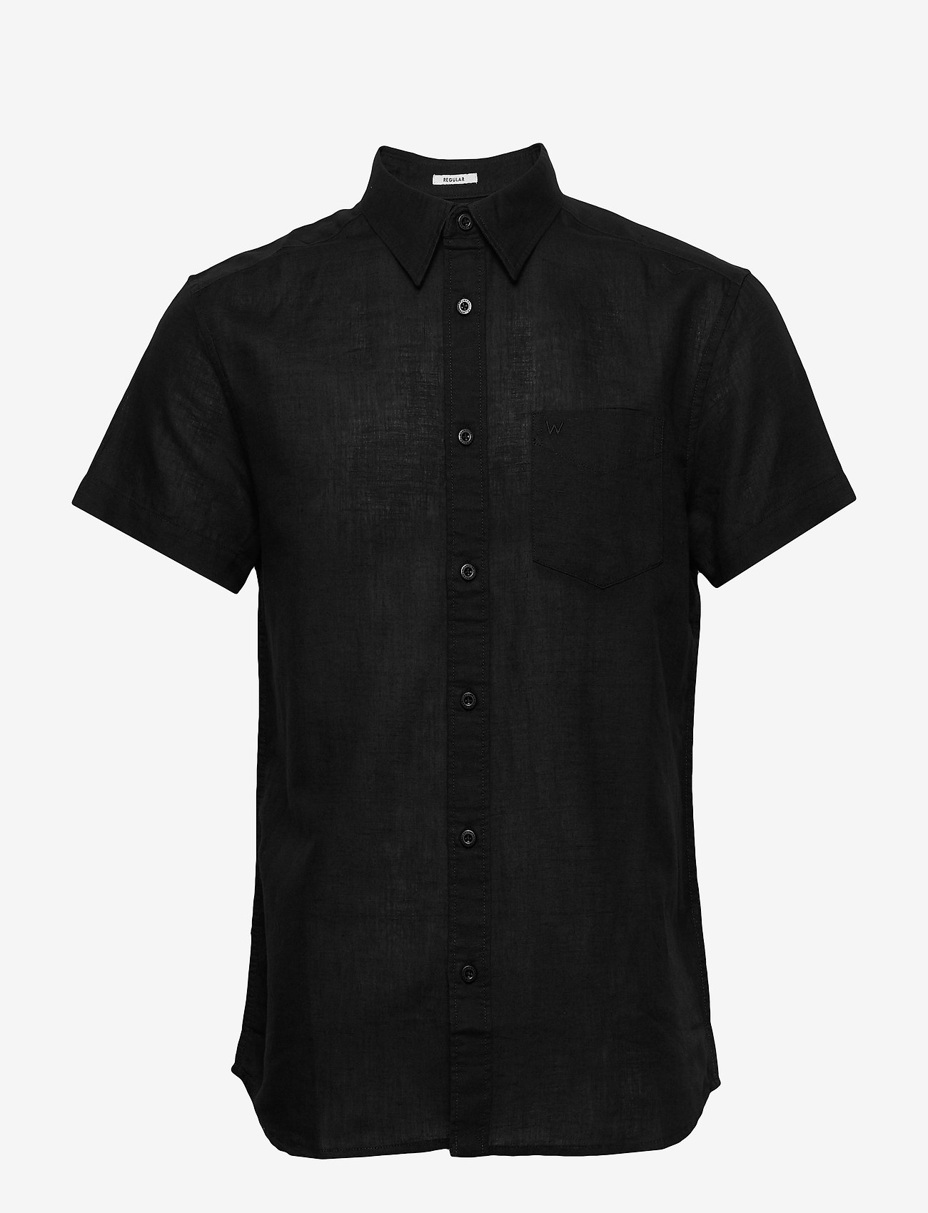 Wrangler - SS 1 PKT SHIRT - black - 0