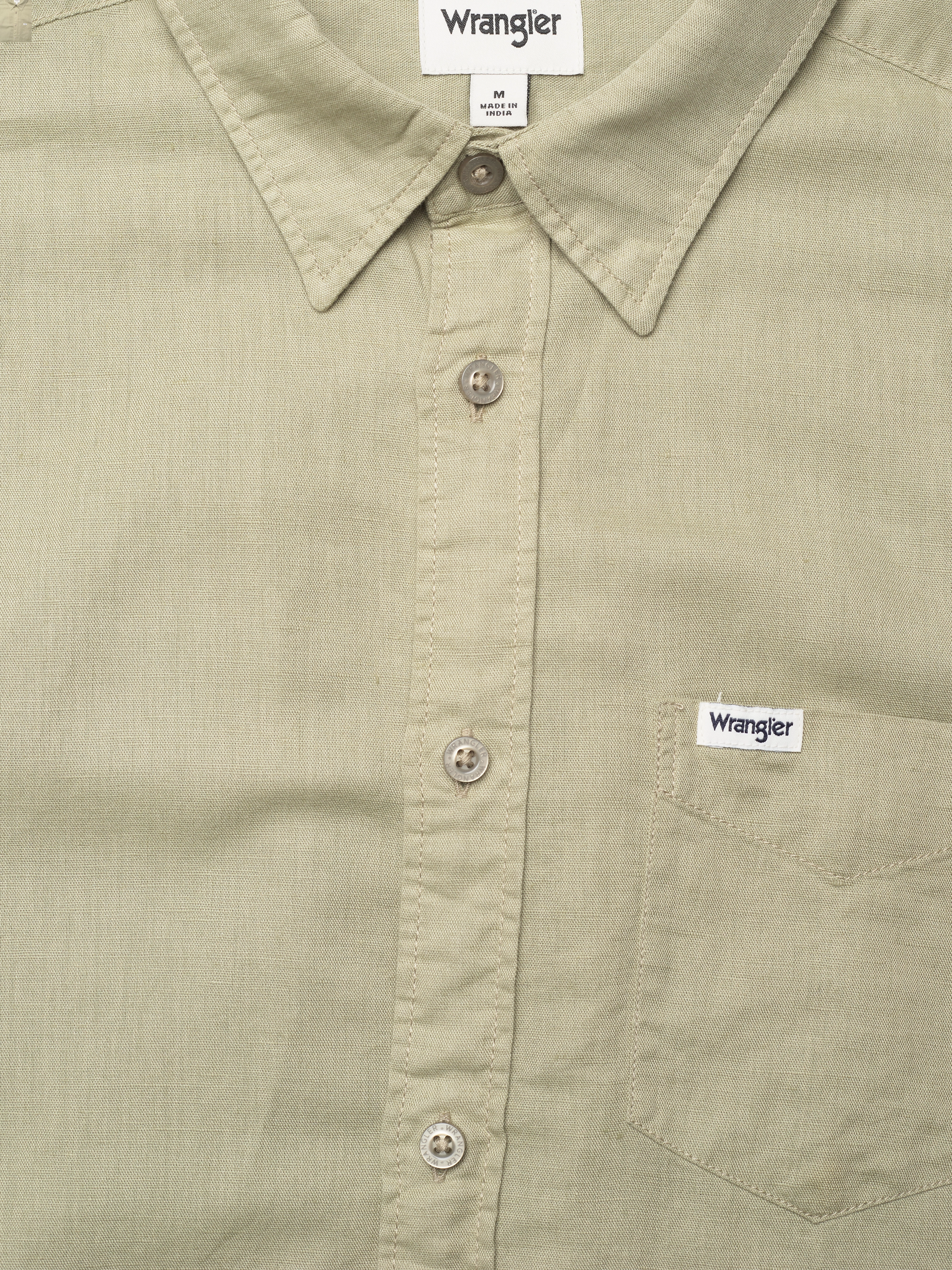 Wrangler - SS 1 PKT SHIRT - tea leaf - 2