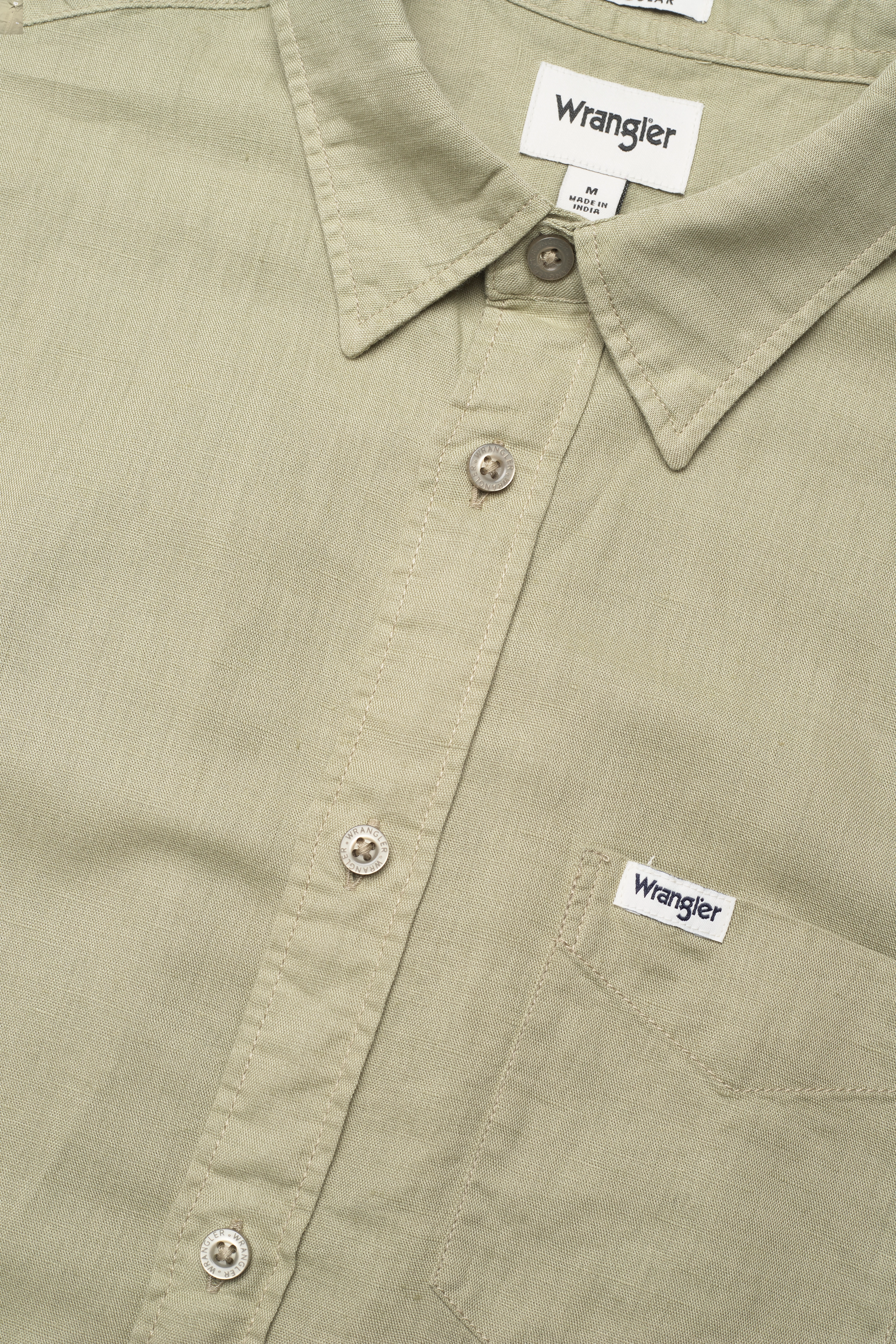 Wrangler - SS 1 PKT SHIRT - tea leaf - 3
