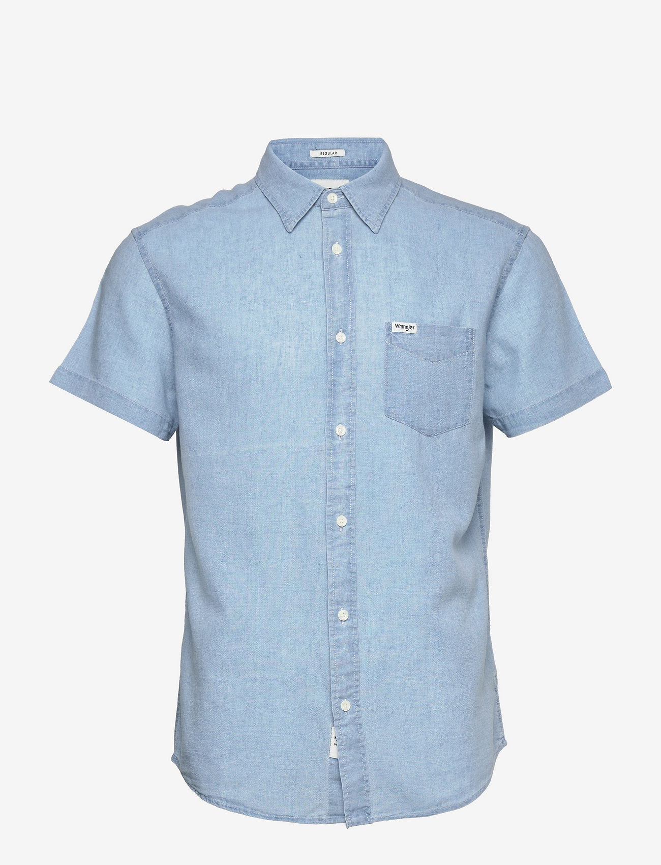 Wrangler - SS 1 PKT SHIRT - light indigo - 0