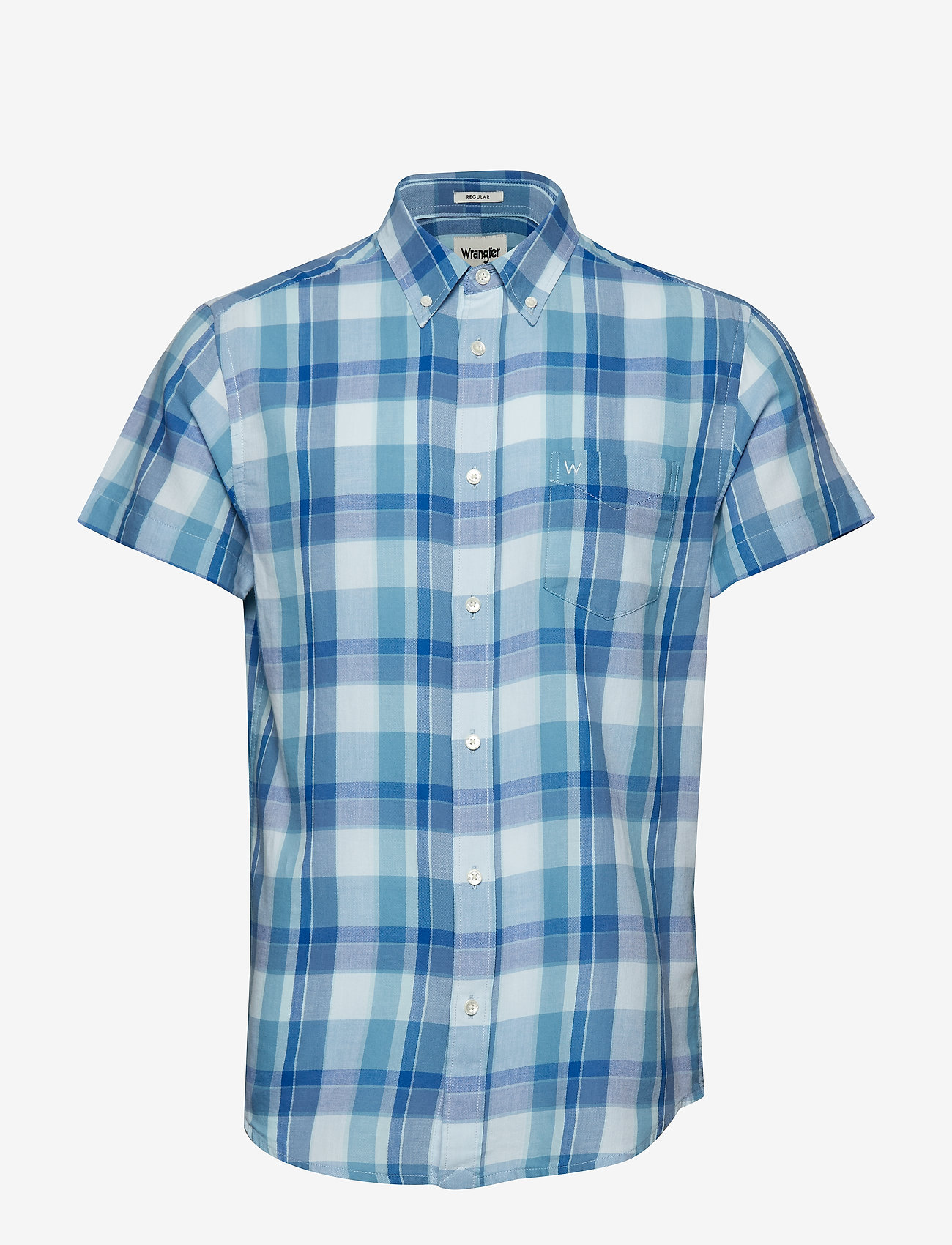 Wrangler - SS 1 PKT BUTTON DOWN - niagara blue - 0