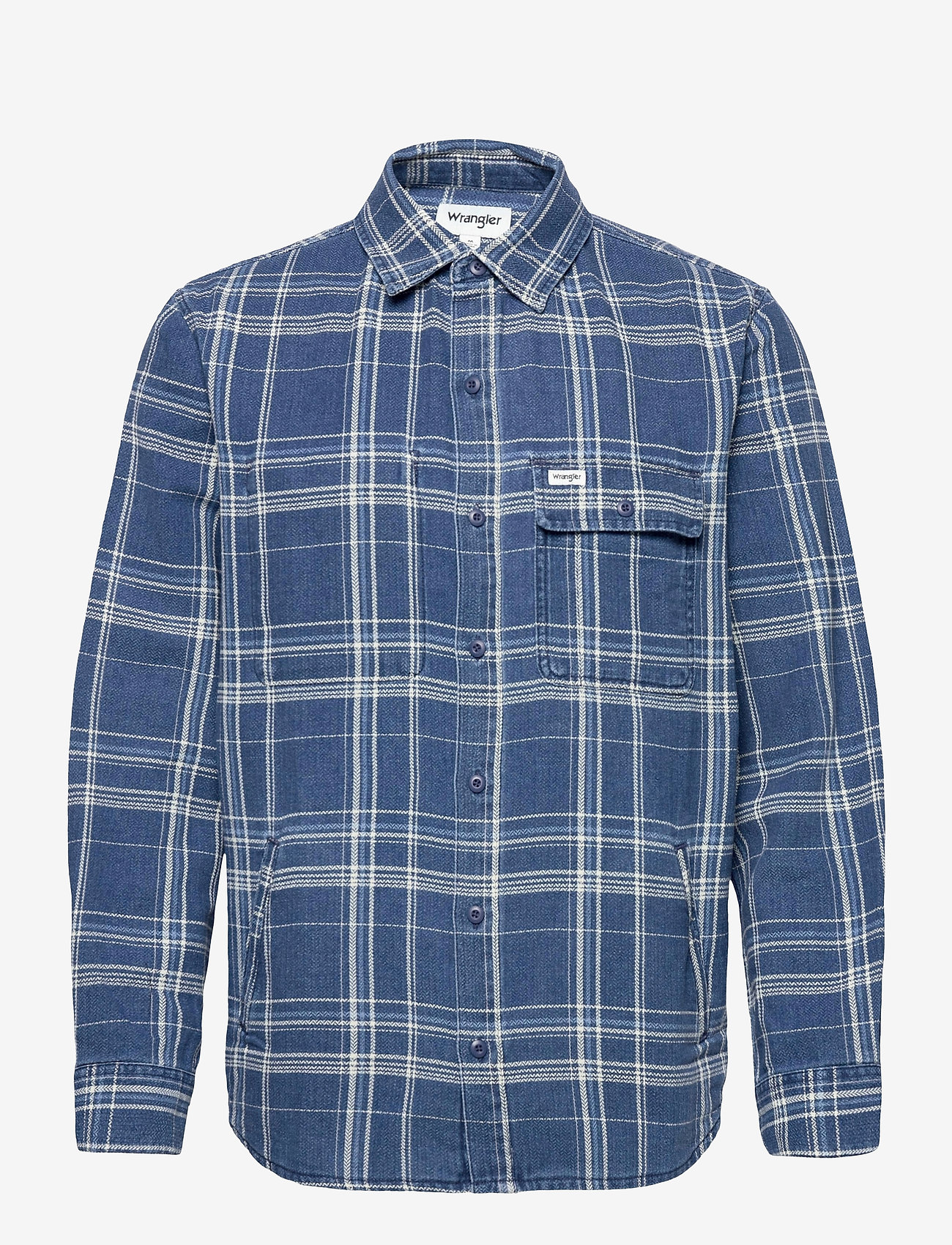 Wrangler - LS OVERSHIRT - mid indigo - 0
