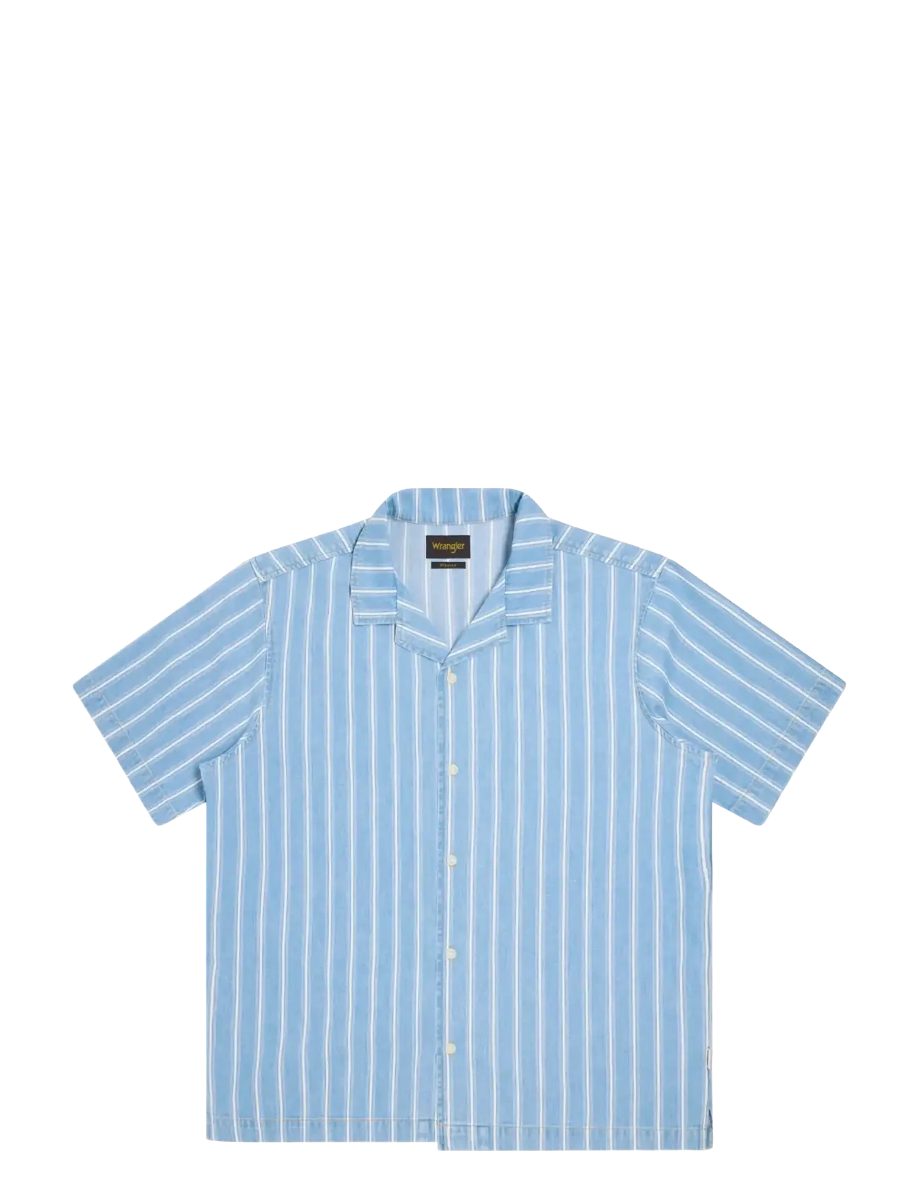 Wrangler SS RESORT SHIRT - Skjorter - BLEACH DENIM / blue