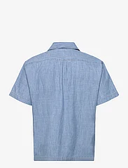 Wrangler - SS RESORT SHIRT - kortärmade t-shirts - mid indigo - 1