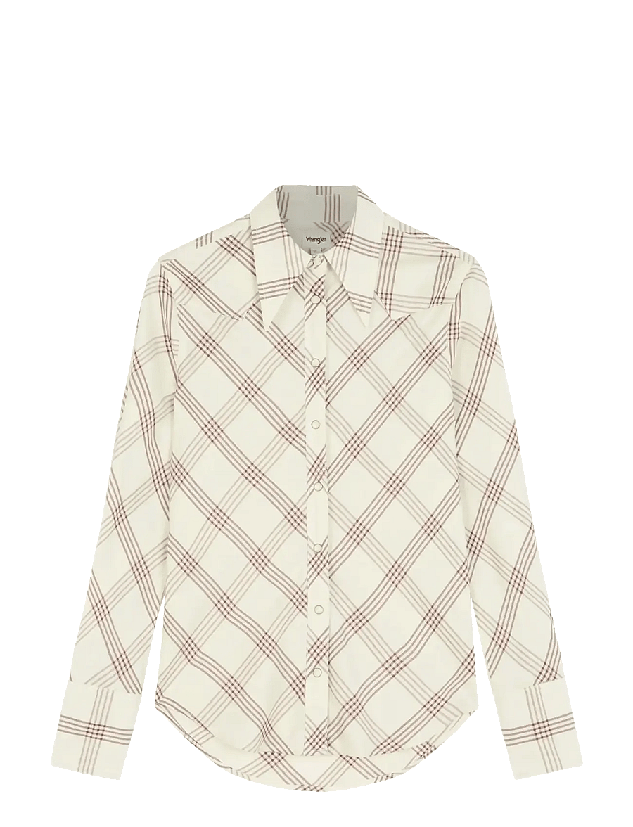 Wrangler - DRAMA COLLAR SHIRT - langärmlige hemden - bylthe - 1