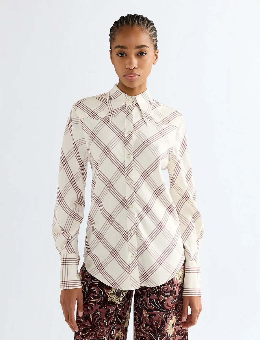 Wrangler - DRAMA COLLAR SHIRT - langärmlige hemden - bylthe - 0
