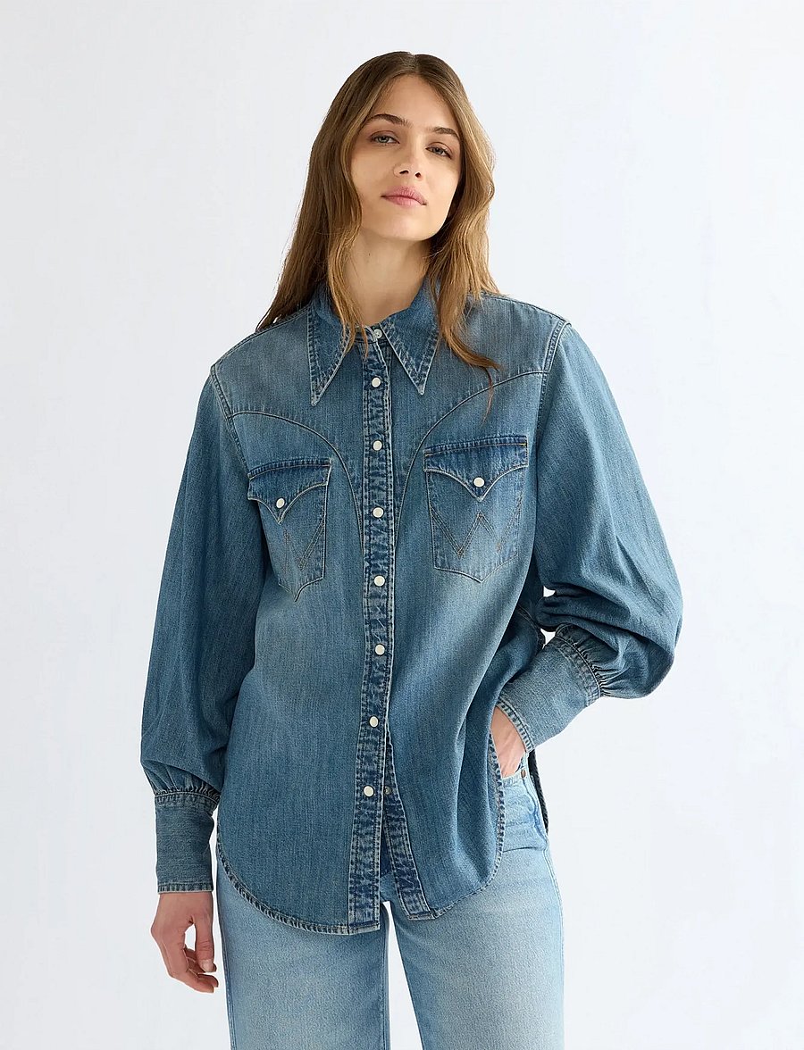 Wrangler - EXAGGERATED WESTERN - langärmlige hemden - worn legacy - 0