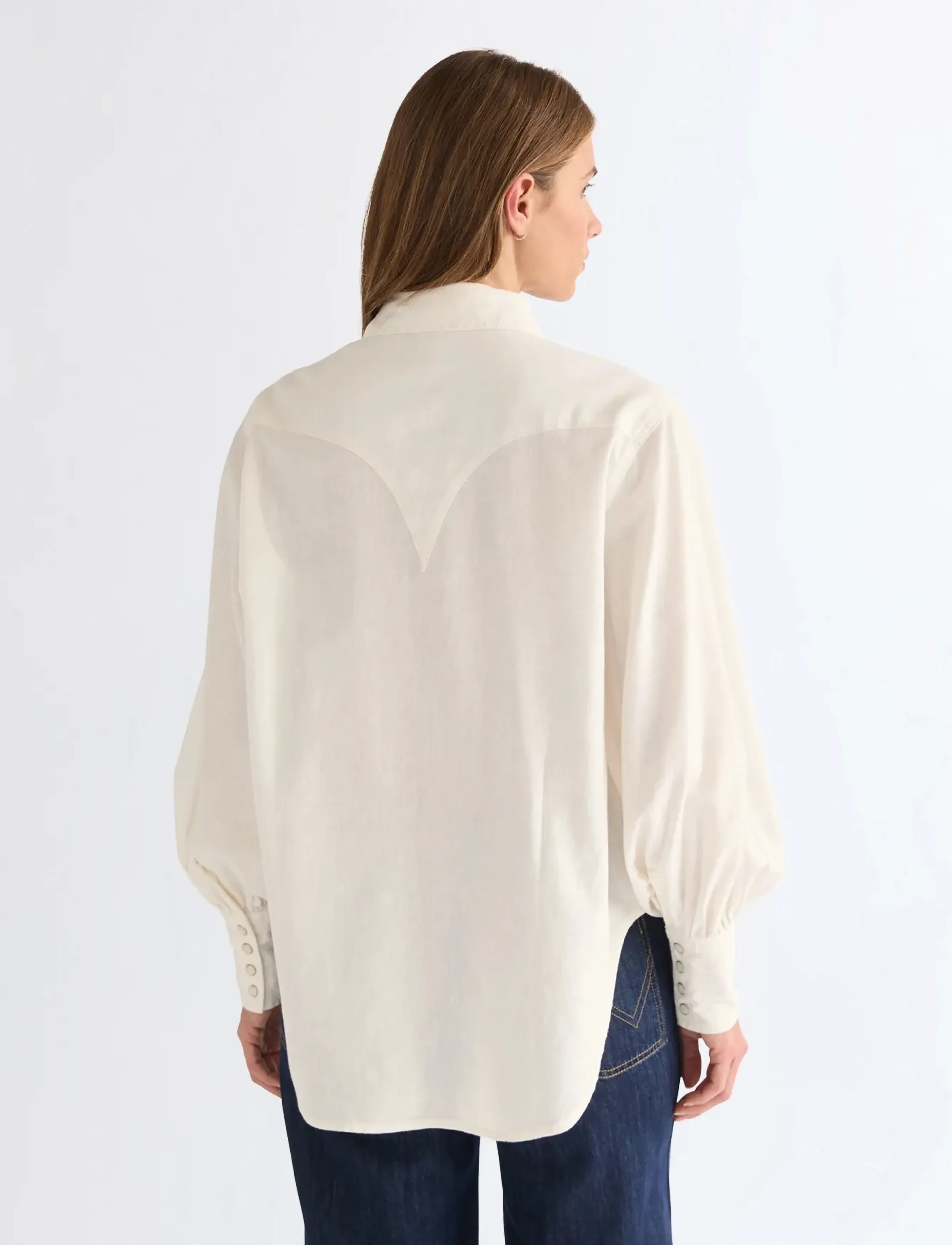 Wrangler - EXAGGERATED WESTERN - langærmede skjorter - worn white - 3