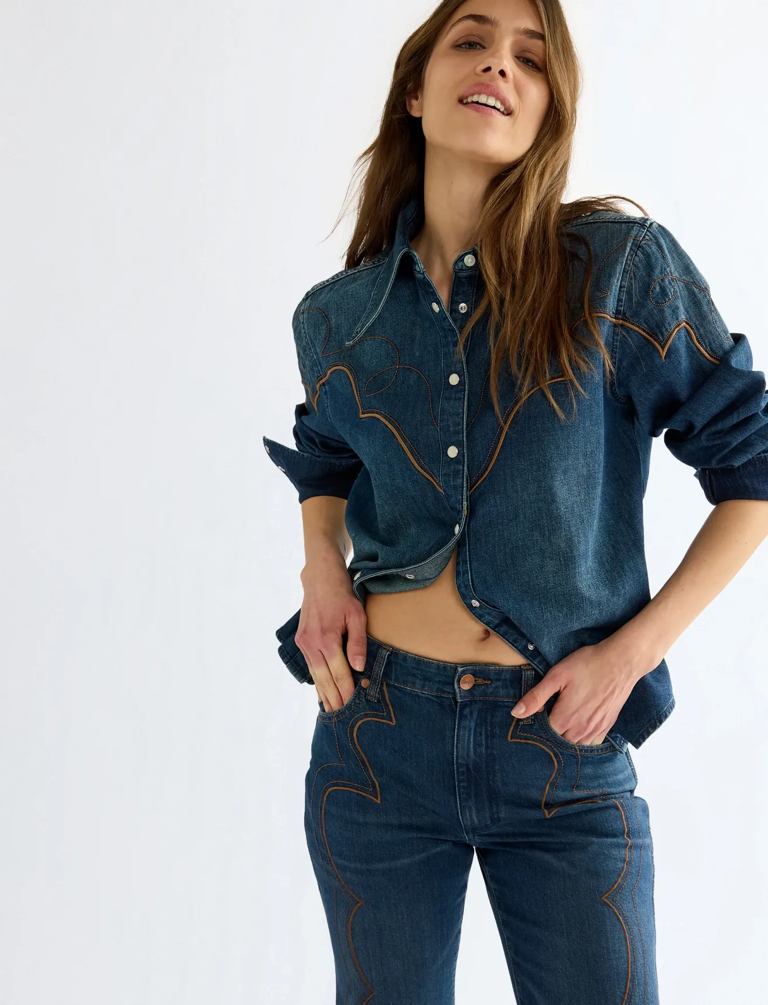 WRANGLER Western Yoke Shirt skjortor dam – bild 6