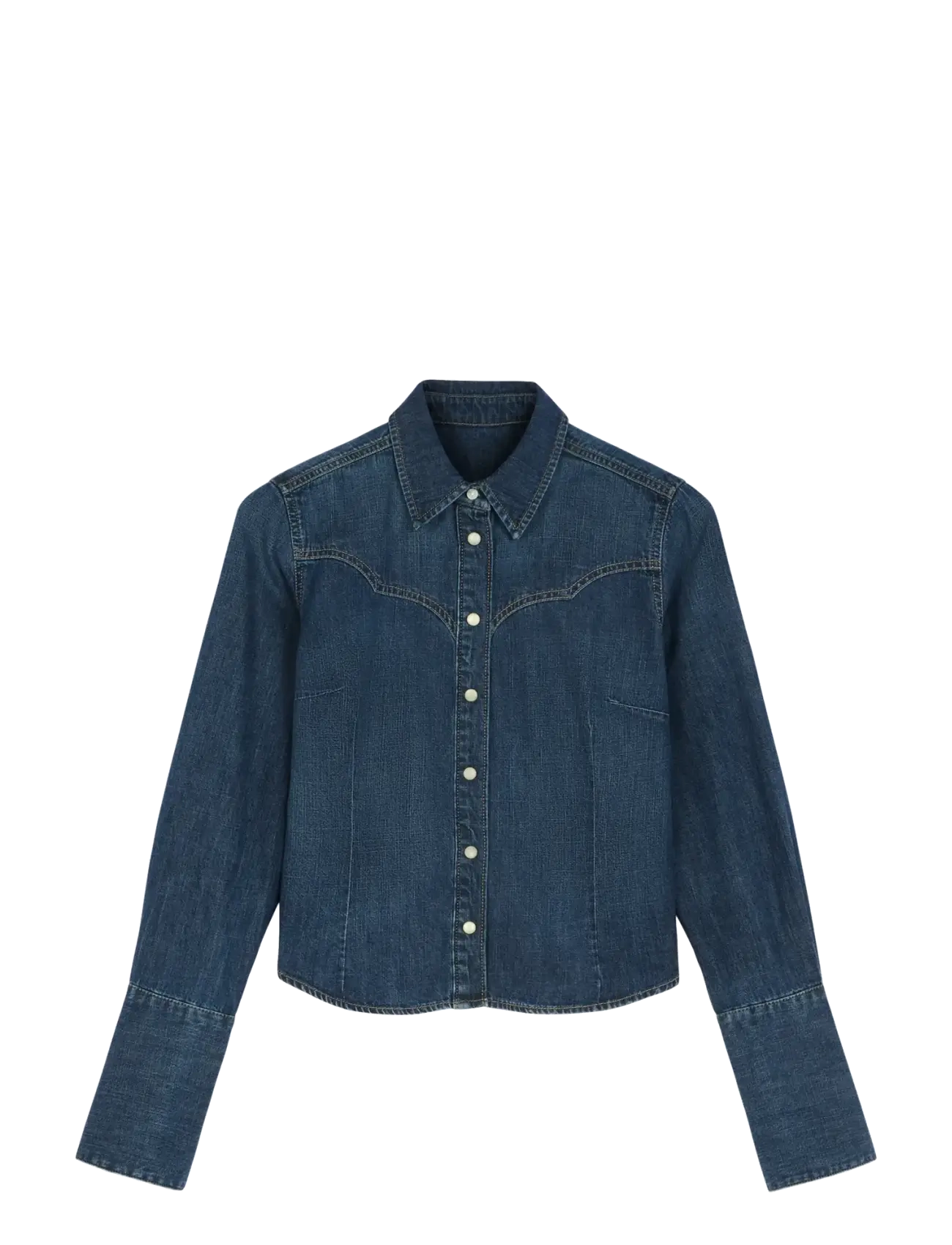 Wrangler BELL WESTERN SHIRT - Bluser & Skjorter - MIDNIGHT WASH / navy