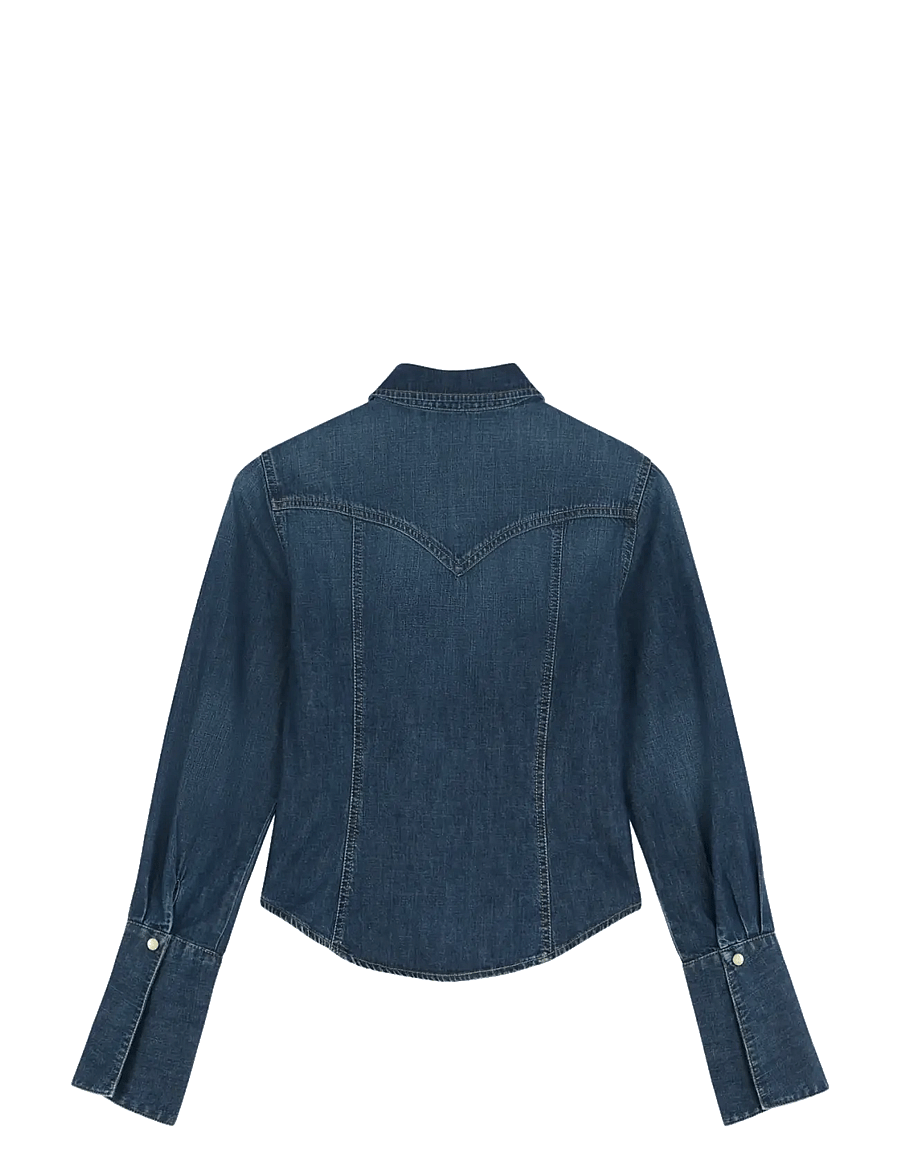 Wrangler - BELL WESTERN SHIRT - midnight wash - 2