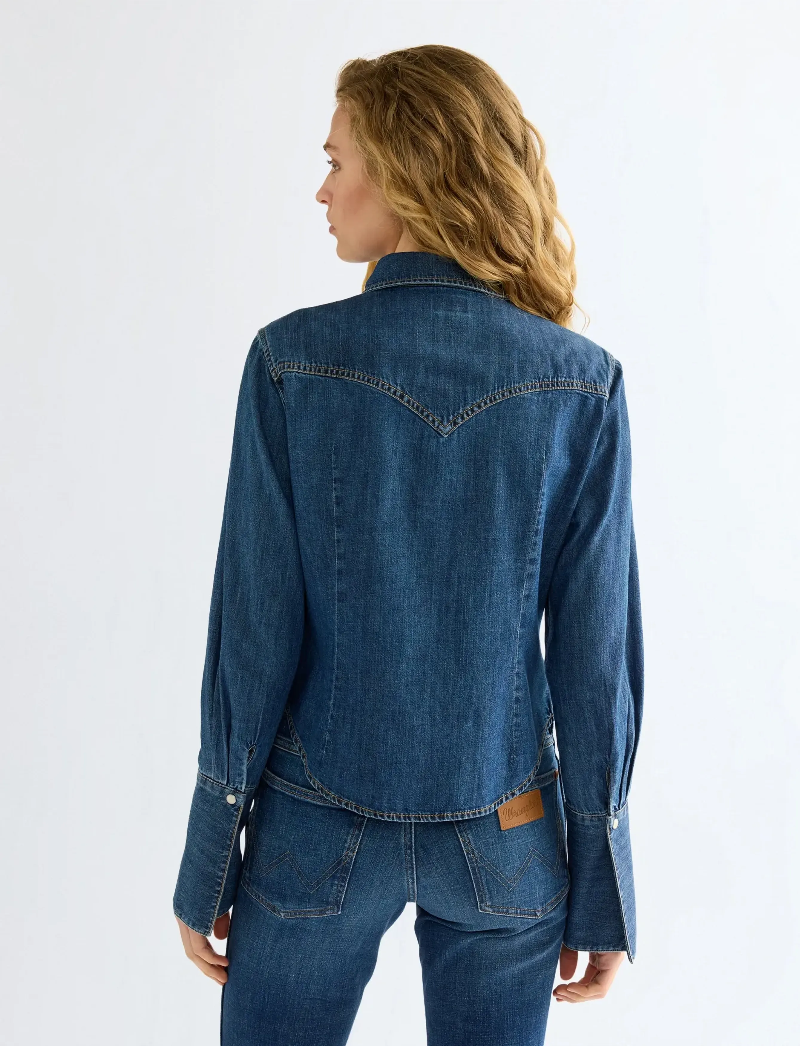 Wrangler - BELL WESTERN SHIRT - midnight wash - 3
