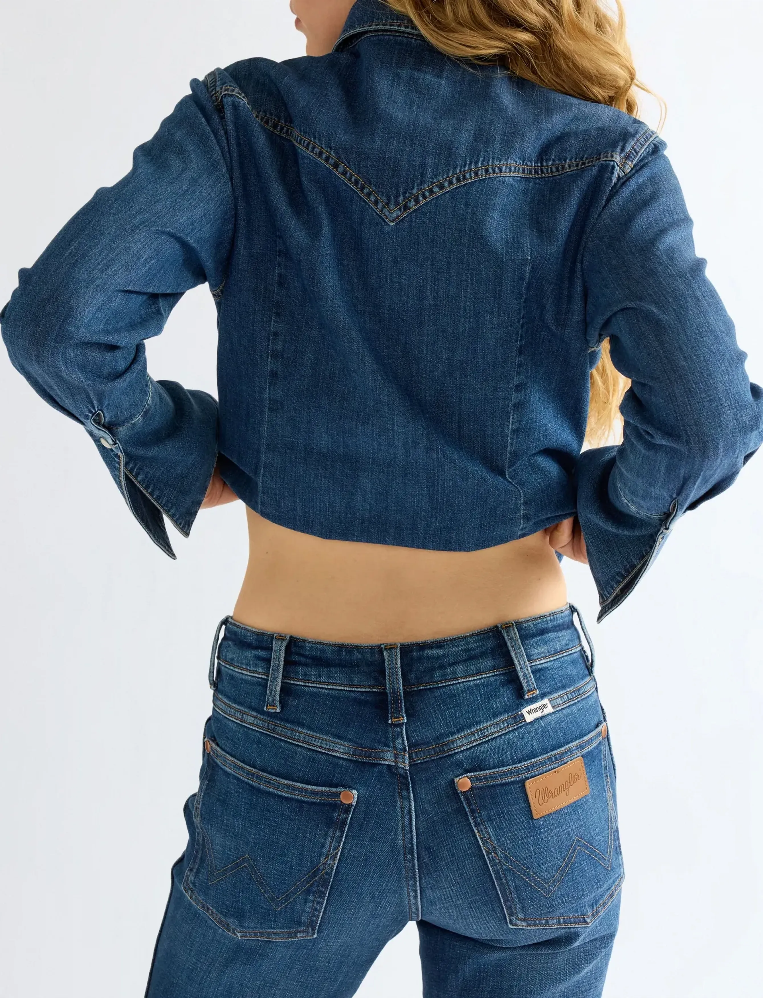 Wrangler - BELL WESTERN SHIRT - midnight wash - 4