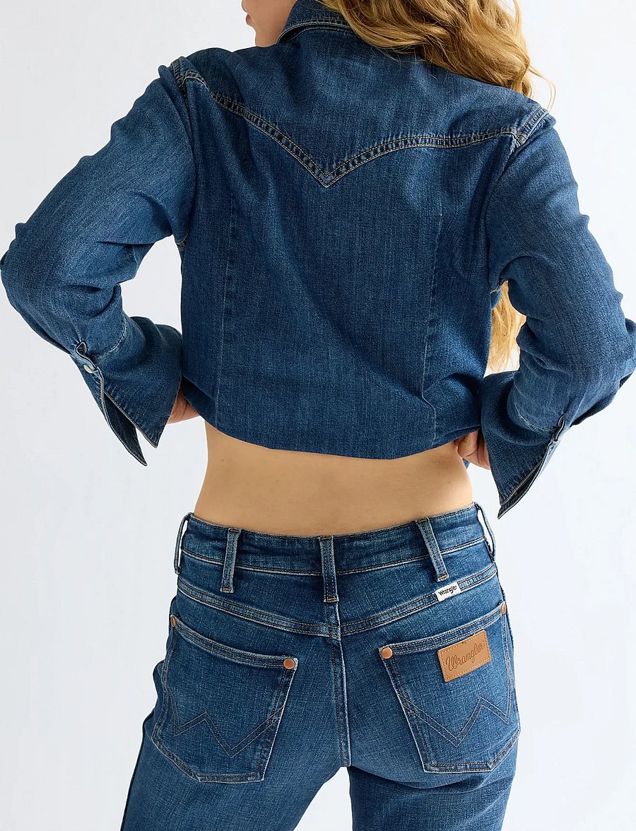 Wrangler - BELL WESTERN SHIRT - midnight wash - 4