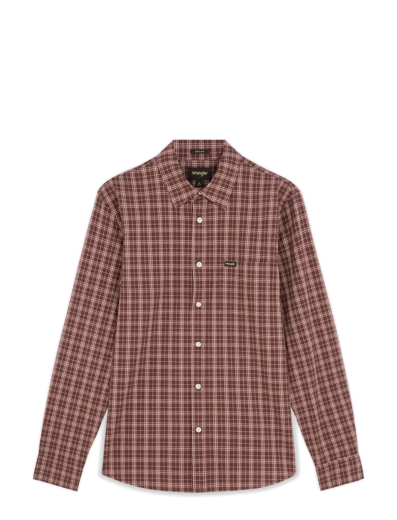 Wrangler 1 PKT SHIRT - Wrangler - BITTER CHOCOLATE / brown