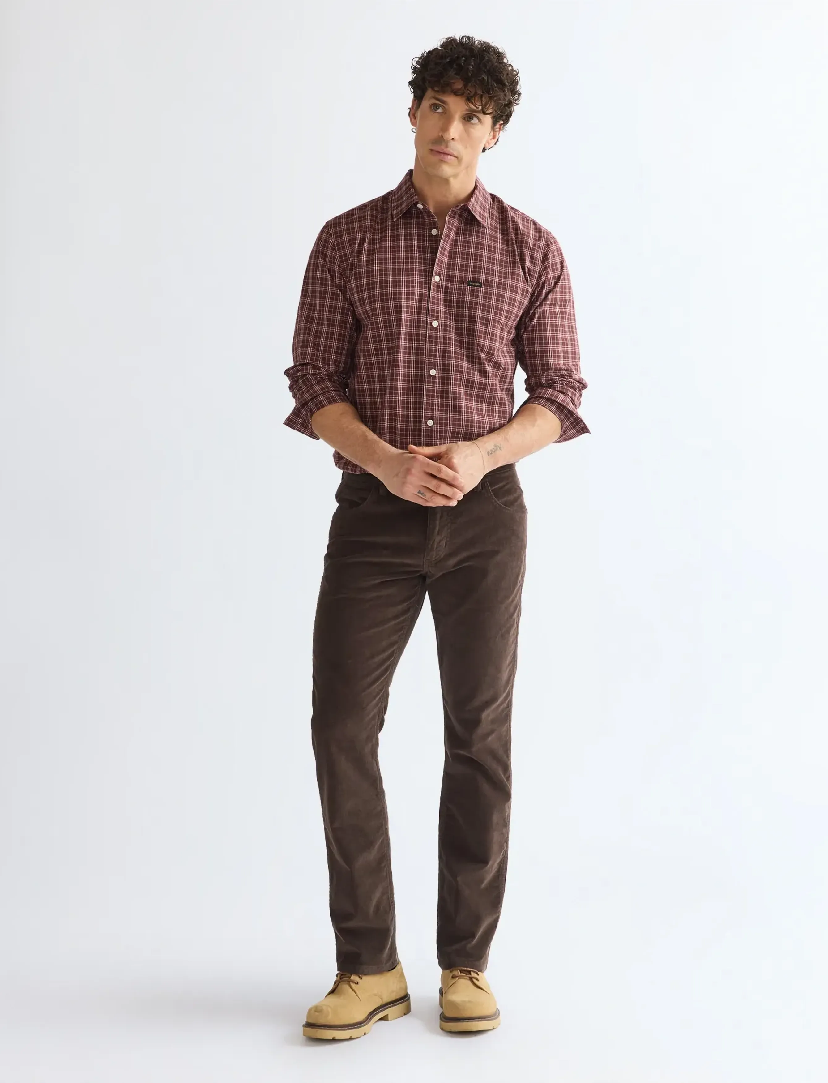 Wrangler - 1 PKT SHIRT - mehed - bitter chocolate - 3