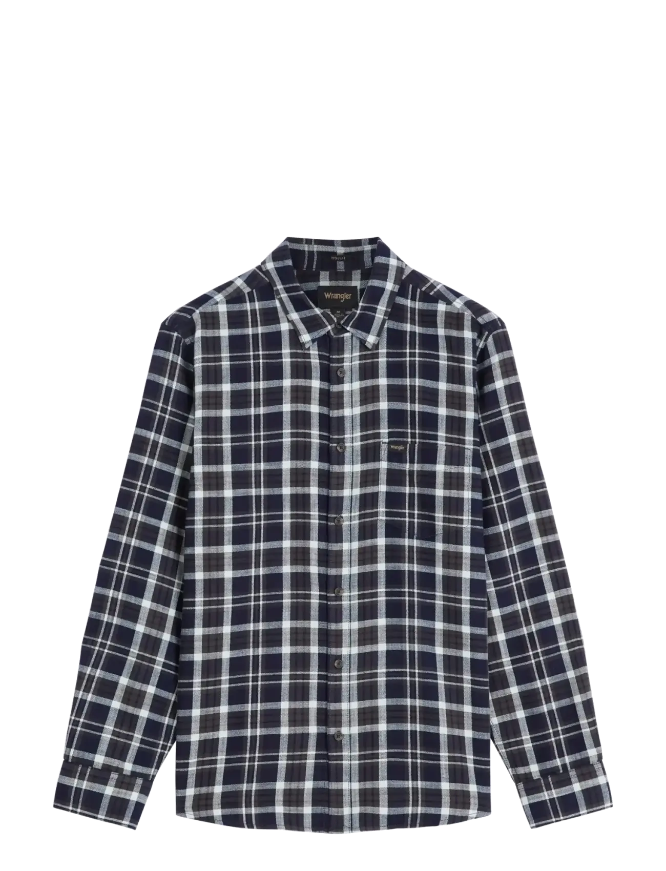 Wrangler - 1 PKT SHIRT - gestreifte hemden - dark indigo - 1