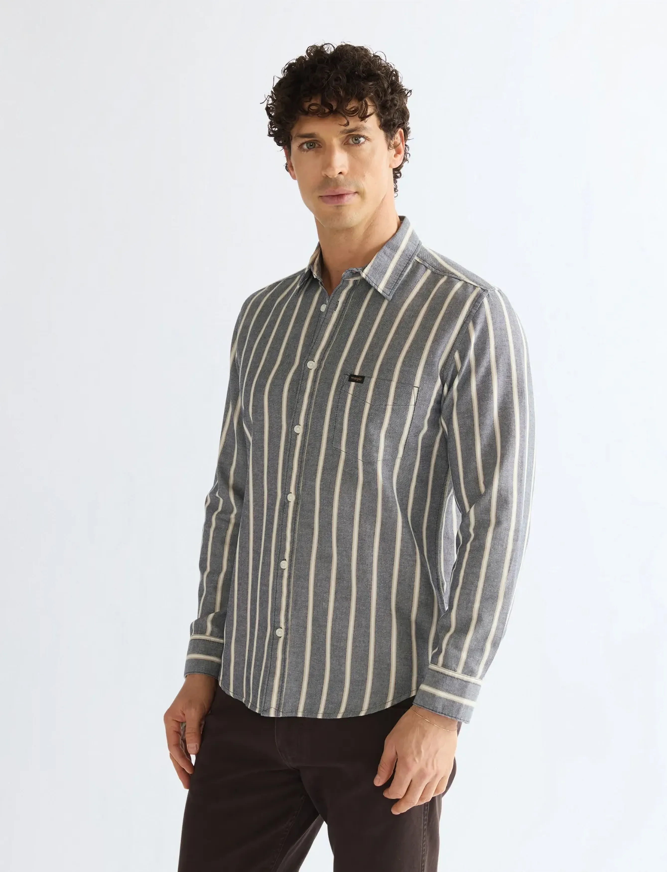 Wrangler 1 PKT SHIRT - Visa allt - DARK SAPPHIRE / blue