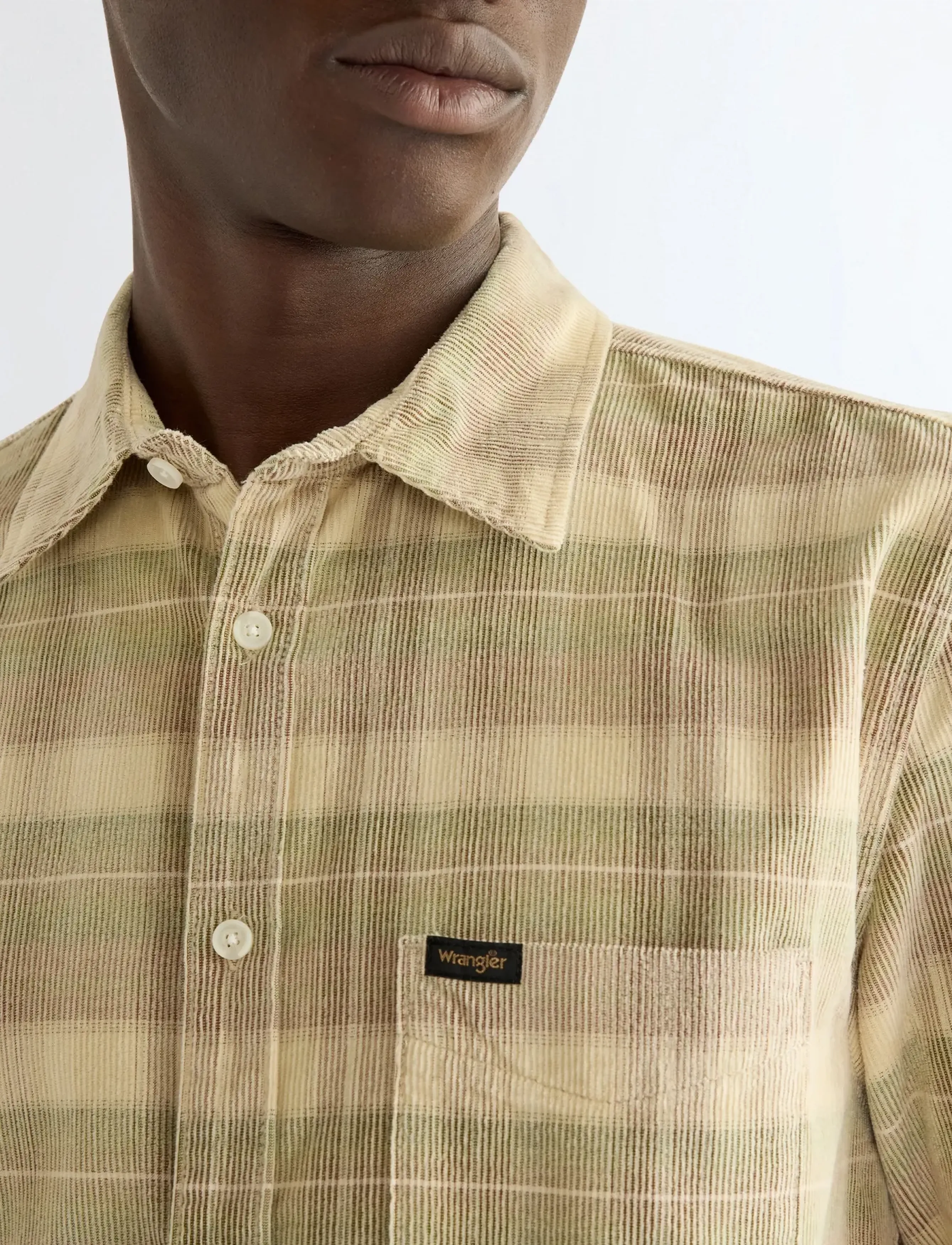 Wrangler - 1 PKT SHIRT - mehed - gravel tan - 5