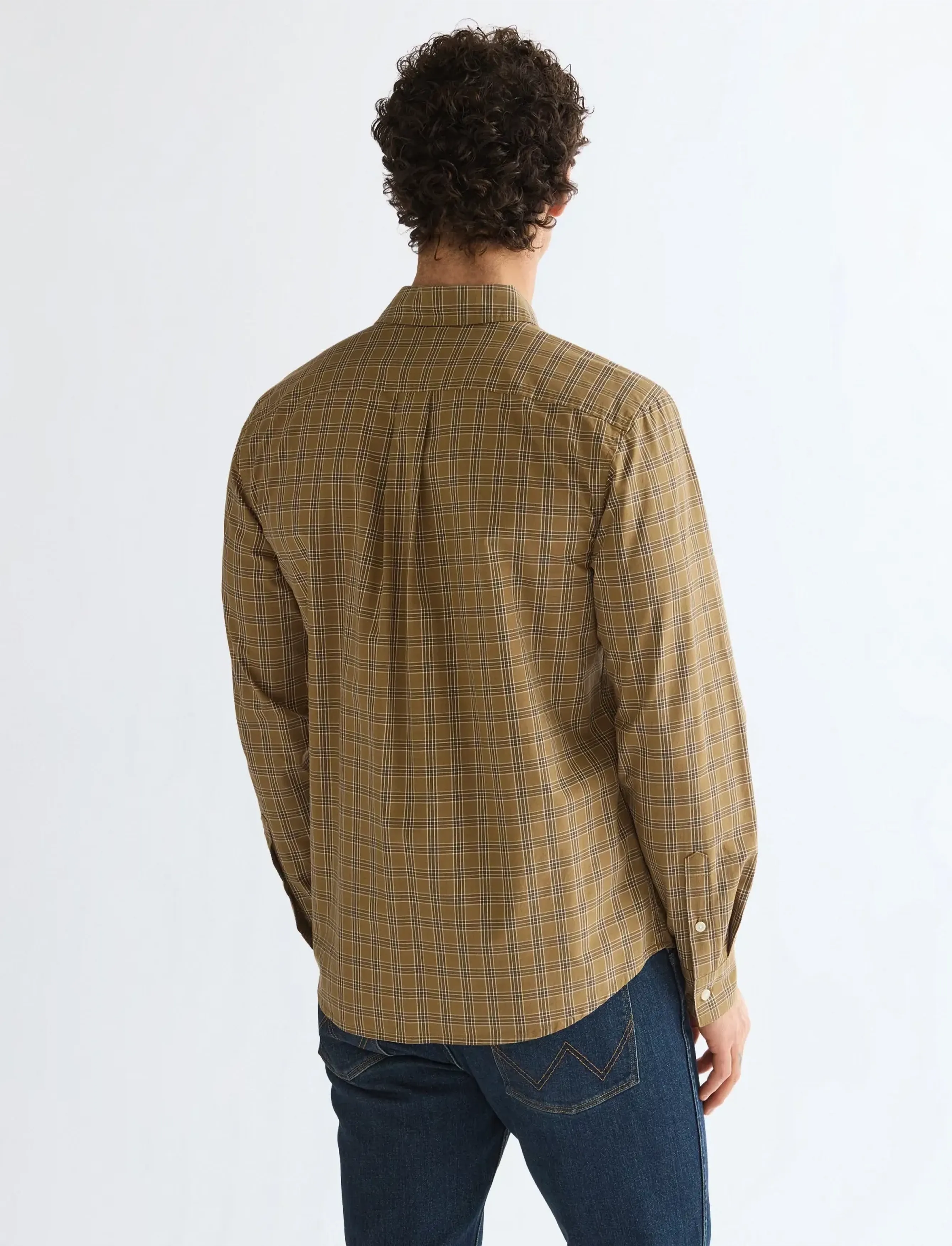 Wrangler - 1 PKT SHIRT - mehed - kangaroo - 4