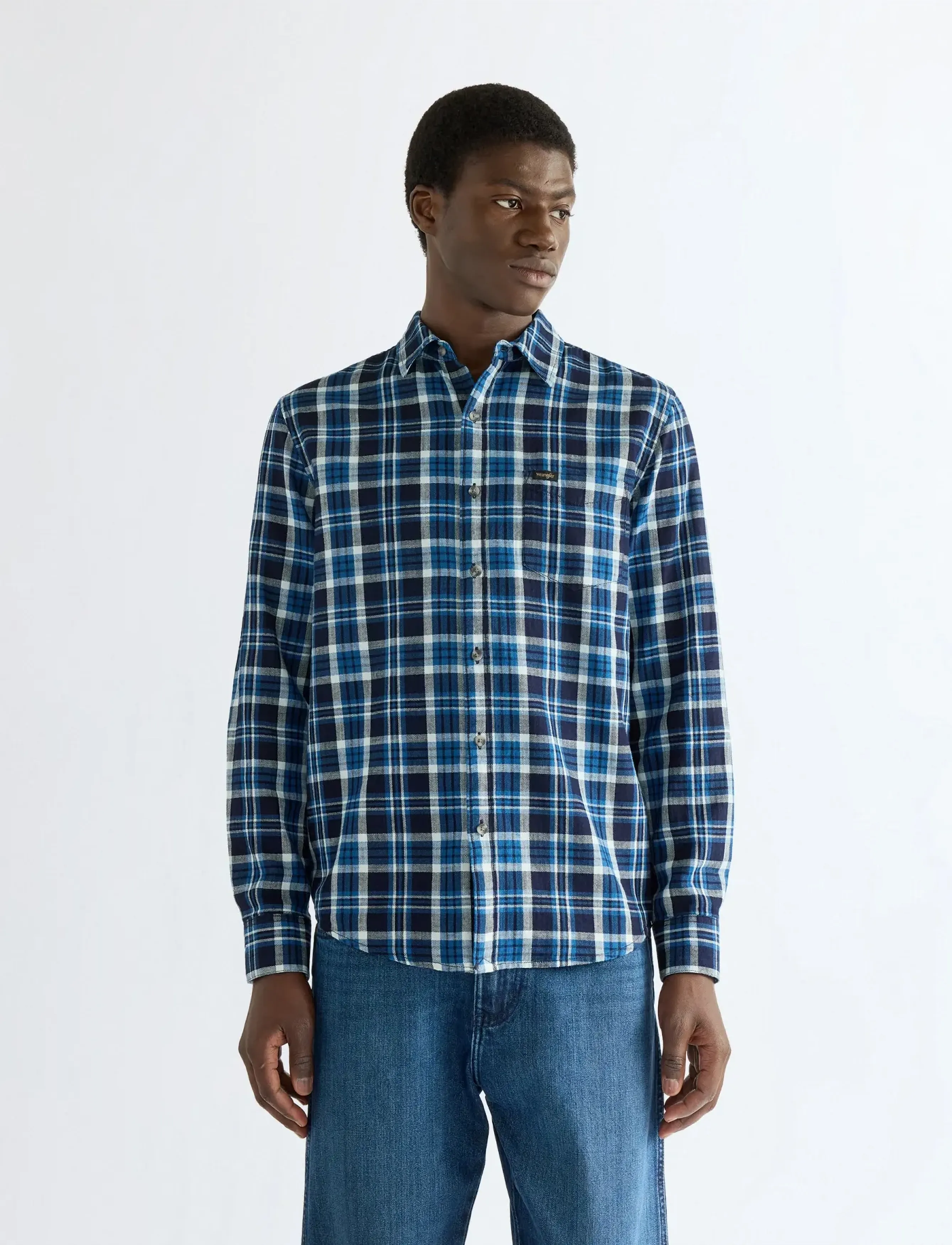 Wrangler 1 PKT SHIRT - Wrangler - LIGHT INDIGO / blue