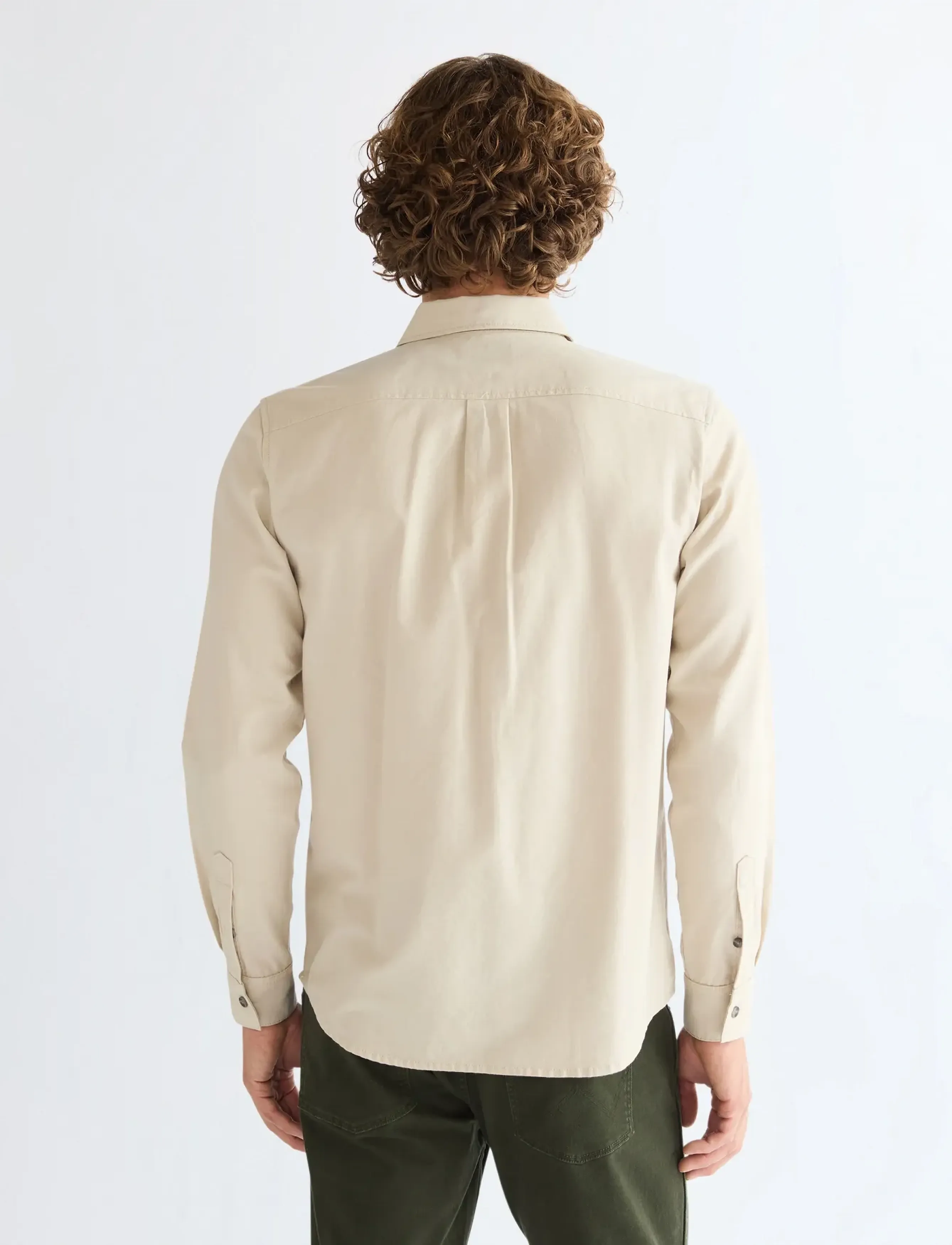 Wrangler - 1 PKT SHIRT - vabaajasärgid - pelican - 3