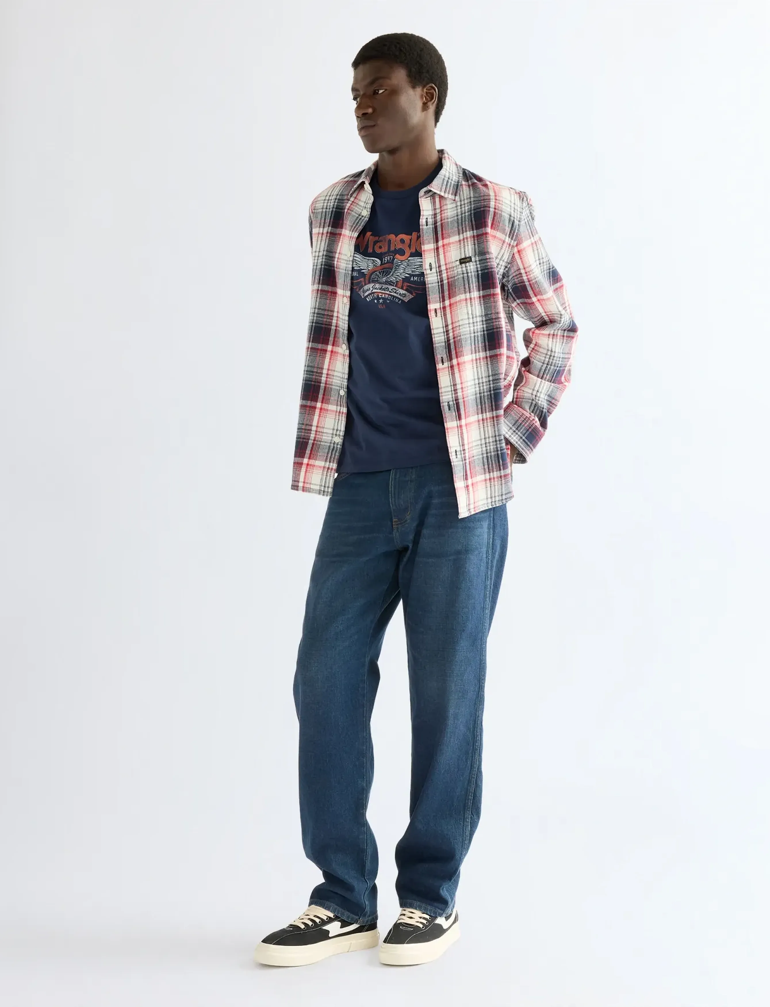 Wrangler - 1 PKT SHIRT - mehed - red - 3