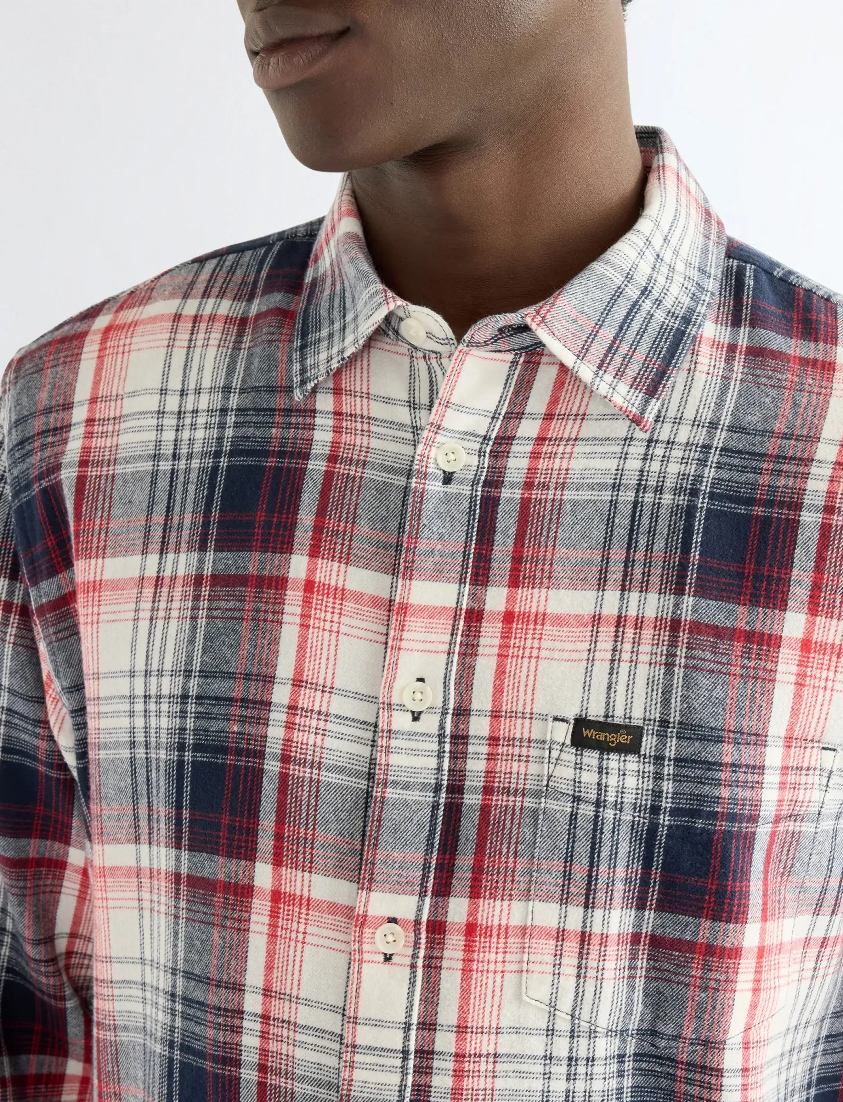 Wrangler - 1 PKT SHIRT - mehed - red - 5