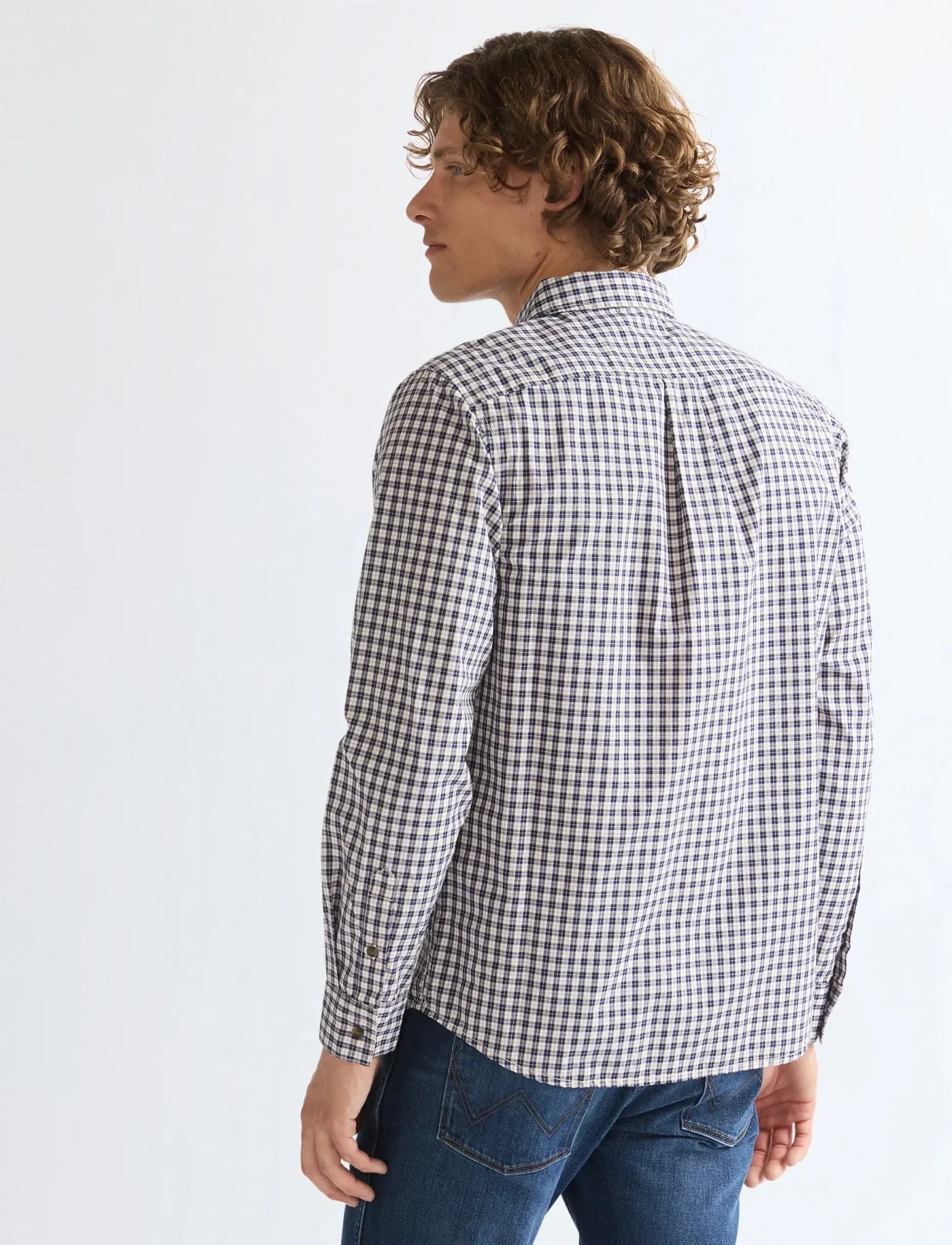 Wrangler - 1 PKT SHIRT - triibulised särgid - rose brown - 4