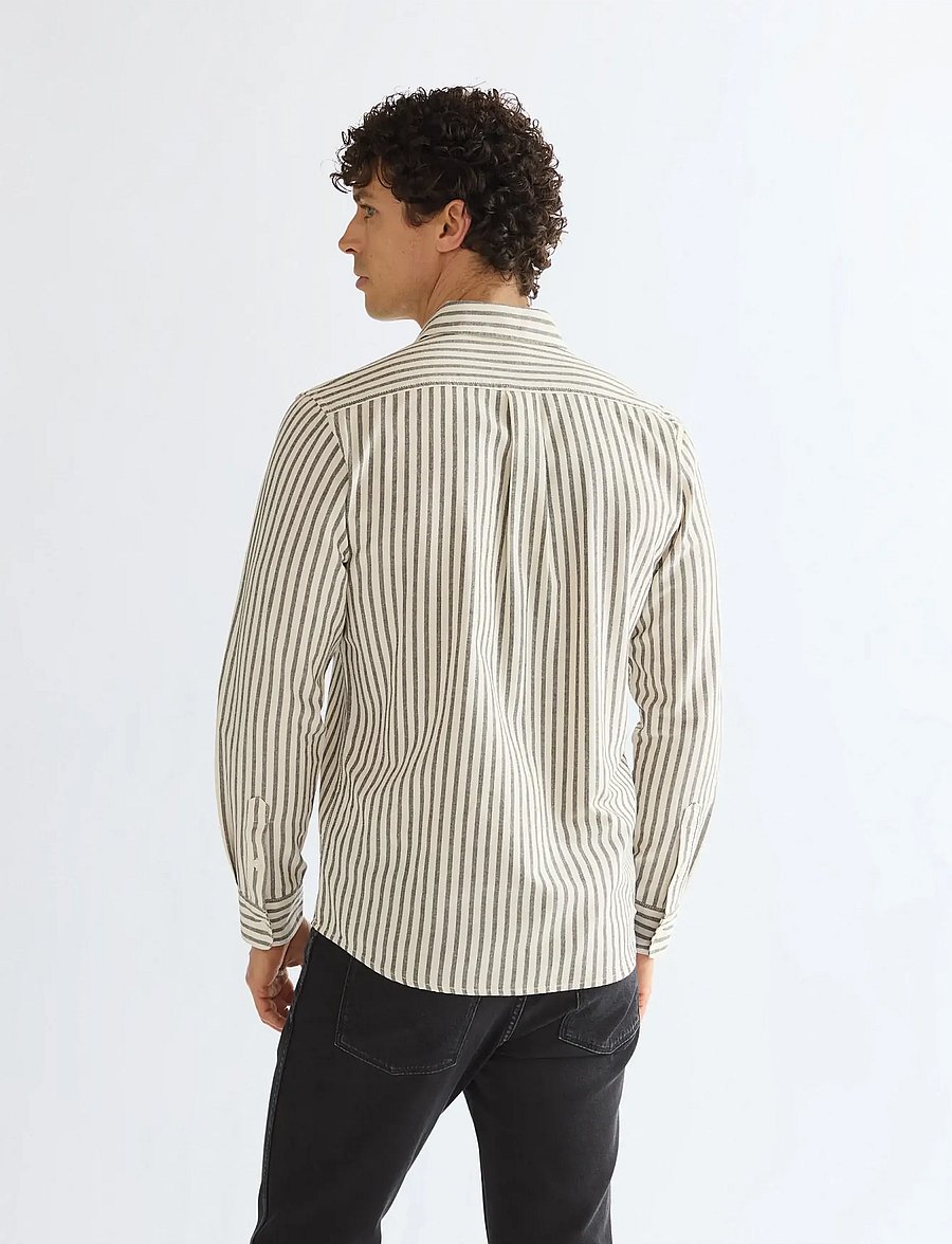 Wrangler - 1 PKT SHIRT - stribede skjorter - rosin - 4