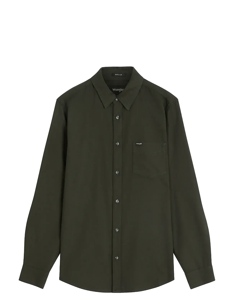 Wrangler - 1 PKT SHIRT - vabaajasärgid - rosin - 1