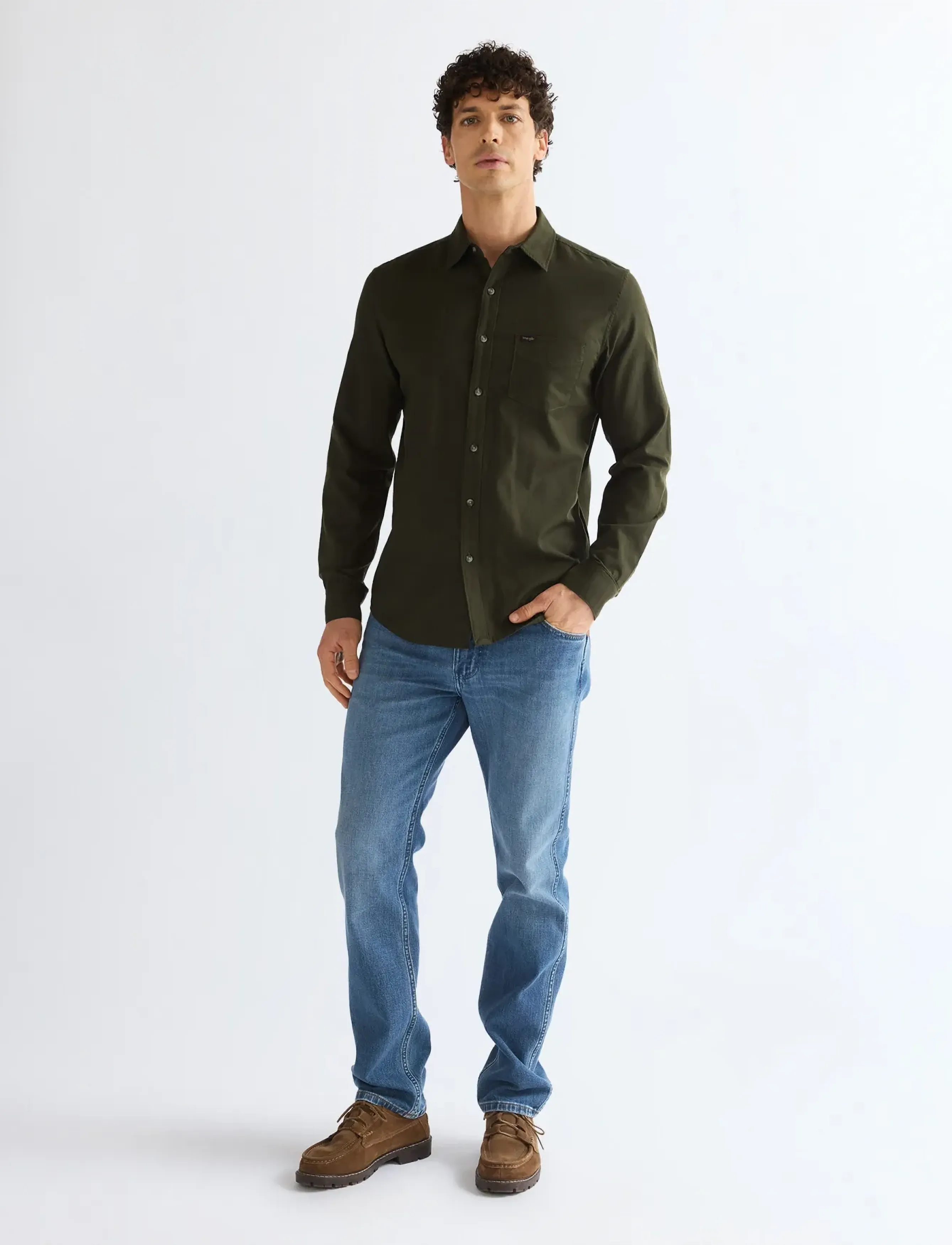 Wrangler - 1 PKT SHIRT - vabaajasärgid - rosin - 3